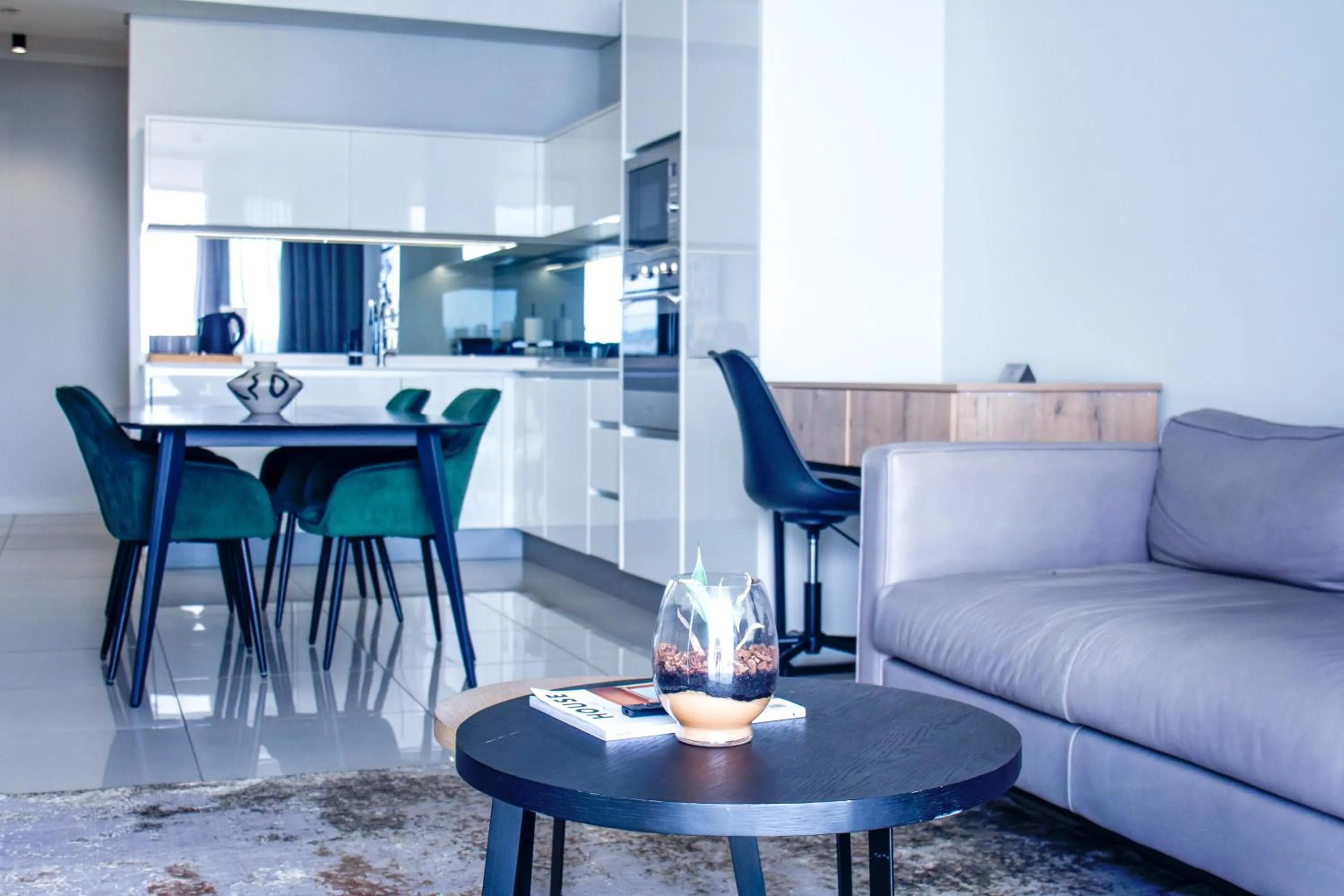 Kitchen or kitchenette in Executive Apartment at Ellipse Waterfall