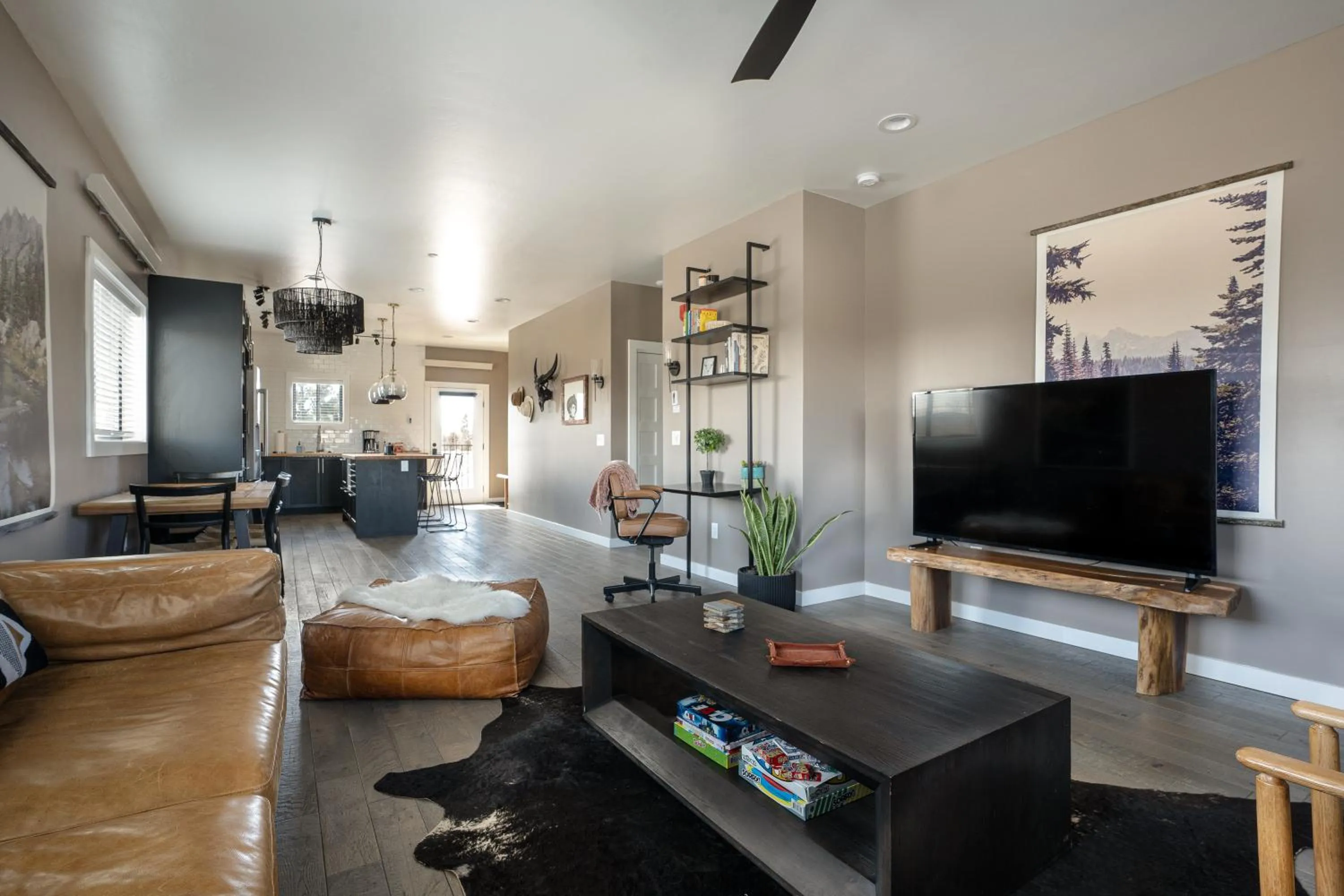 Living room in Wallace BNB