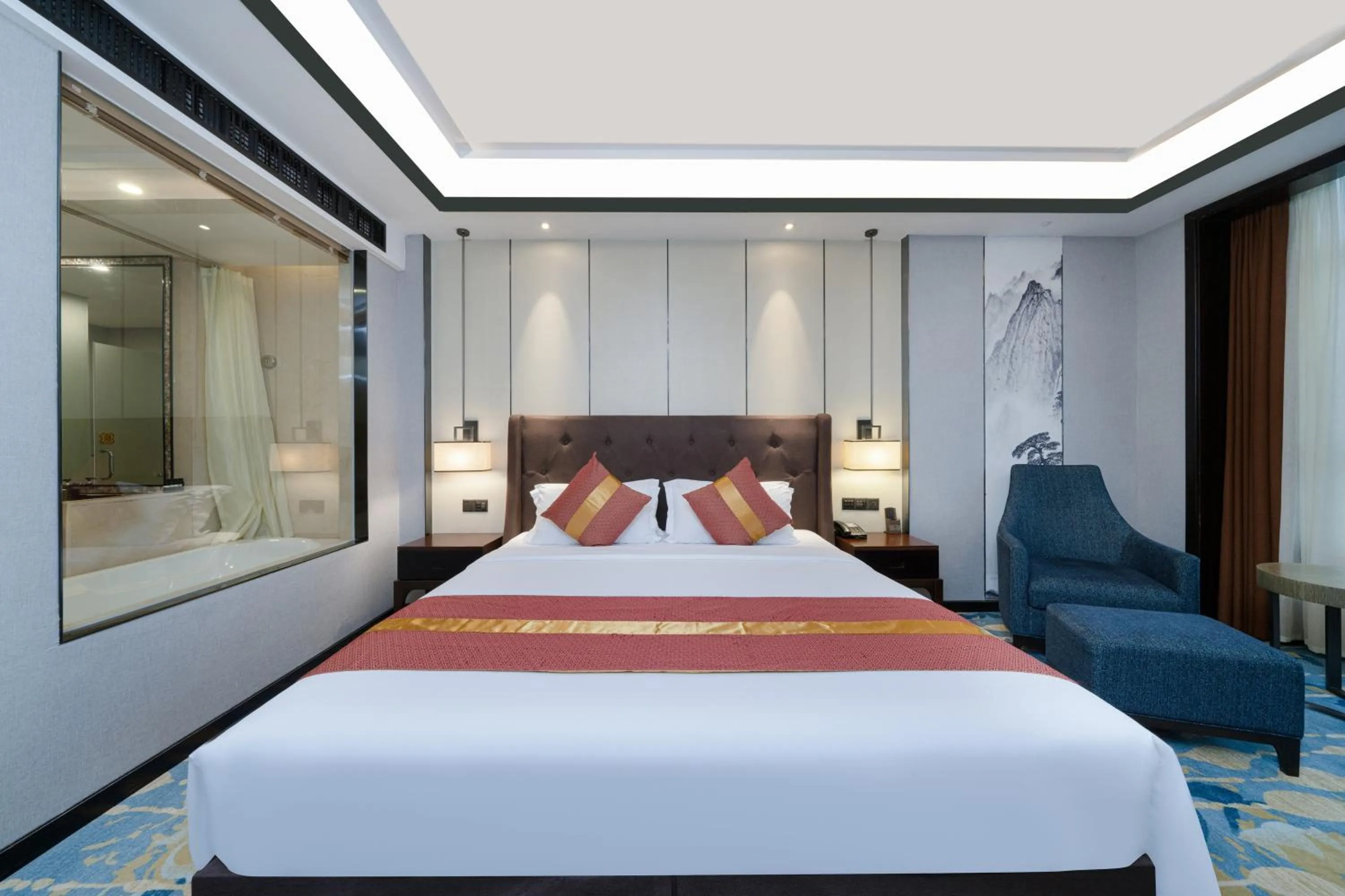 Bed in ME Yinhe International Hotel