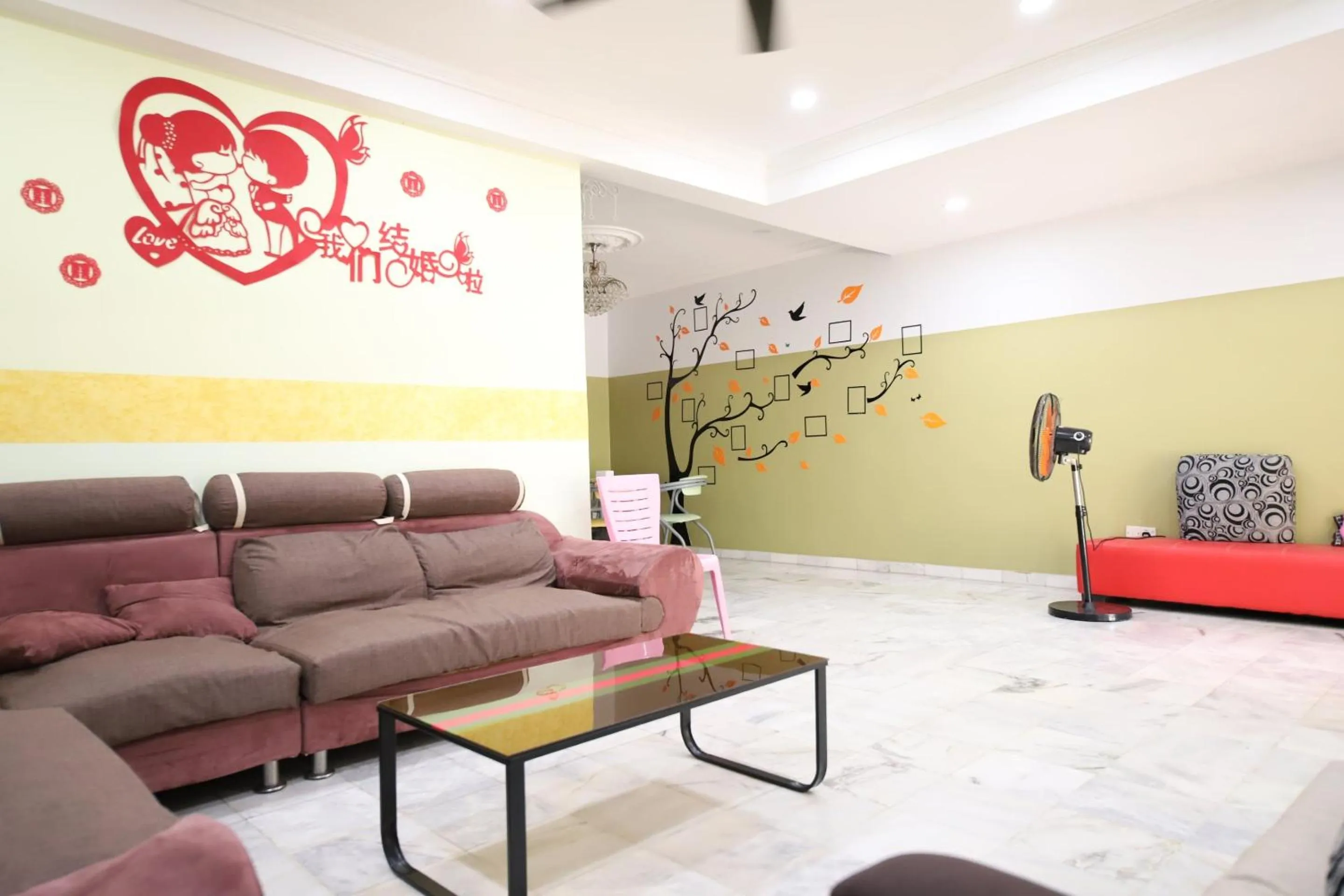 Living room in OYO Homes 90575 CK Bahau Homestay