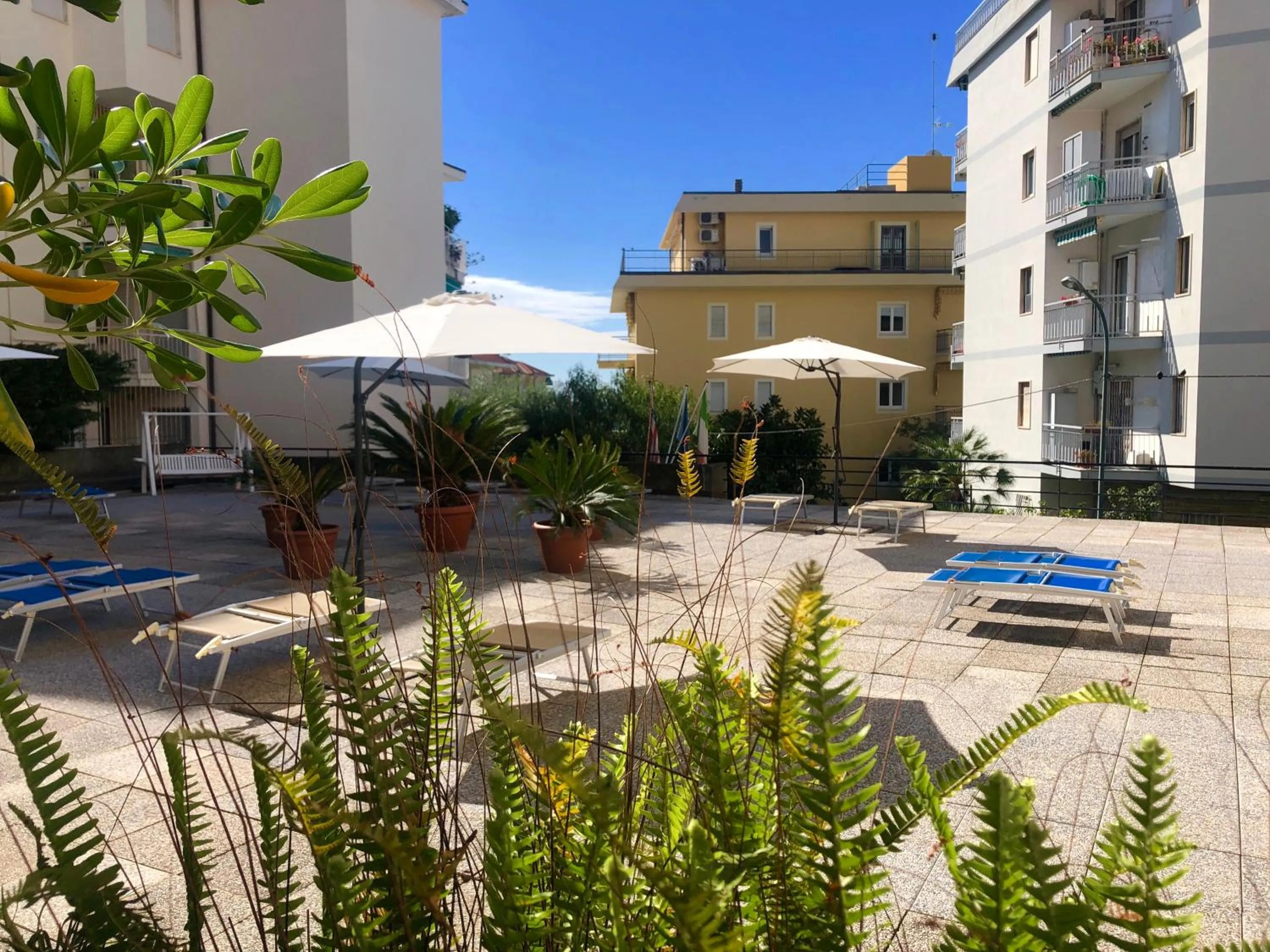 Patio in Hotel Principe
