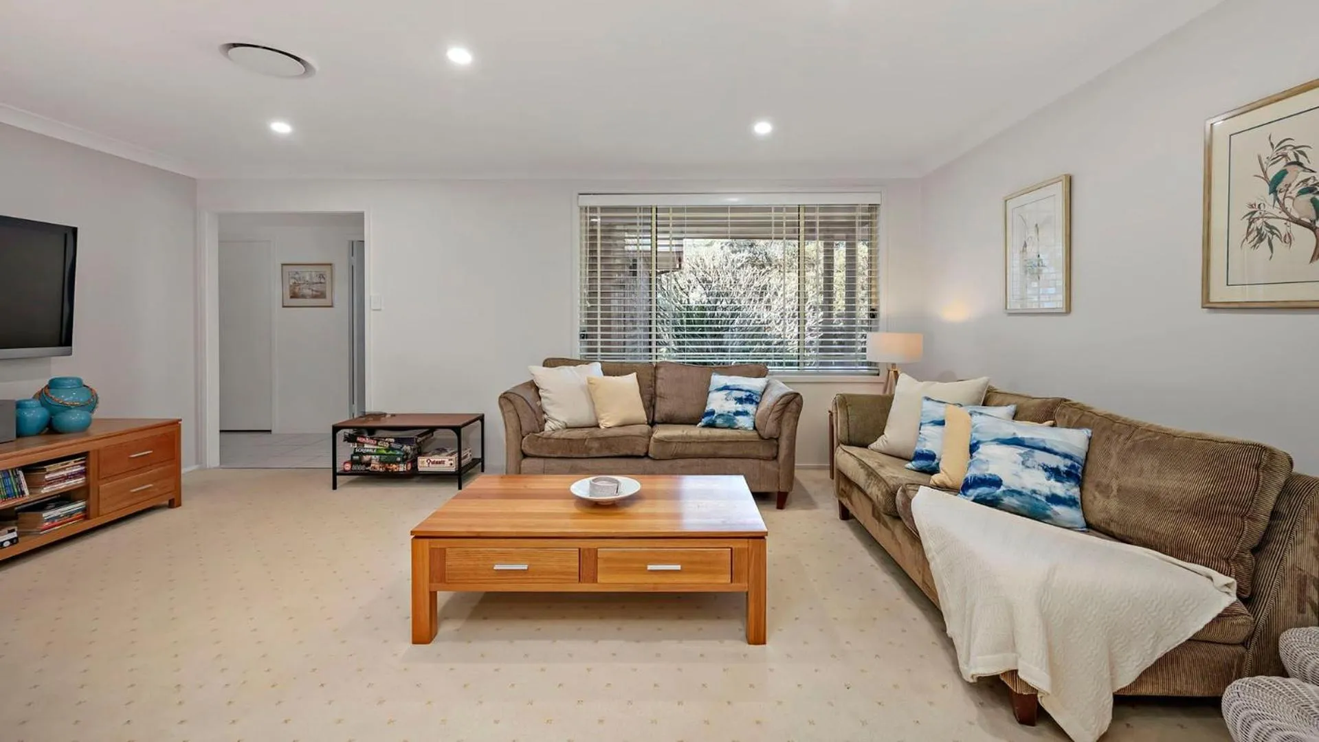 Living room in My Shell Boat Harbour 55 Blanch Steet