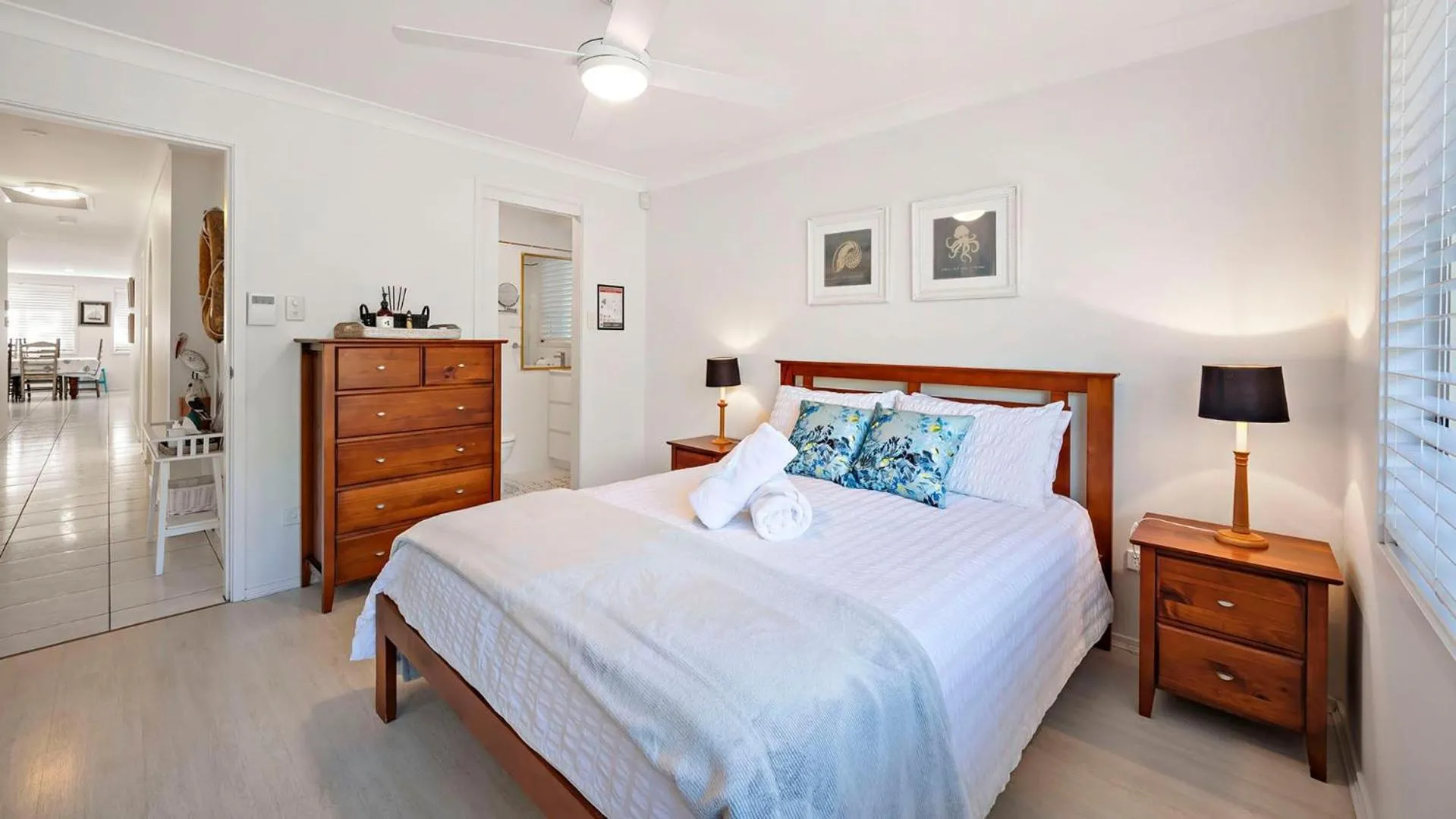 Bedroom, Bed in My Shell Boat Harbour 55 Blanch Steet