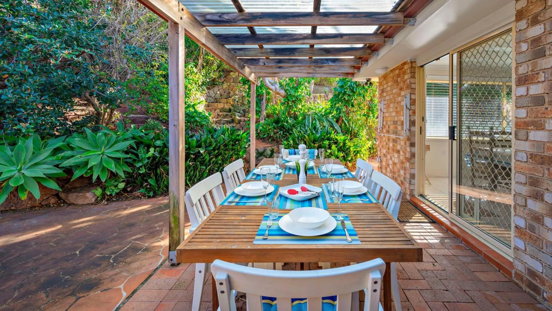Patio in My Shell Boat Harbour 55 Blanch Steet