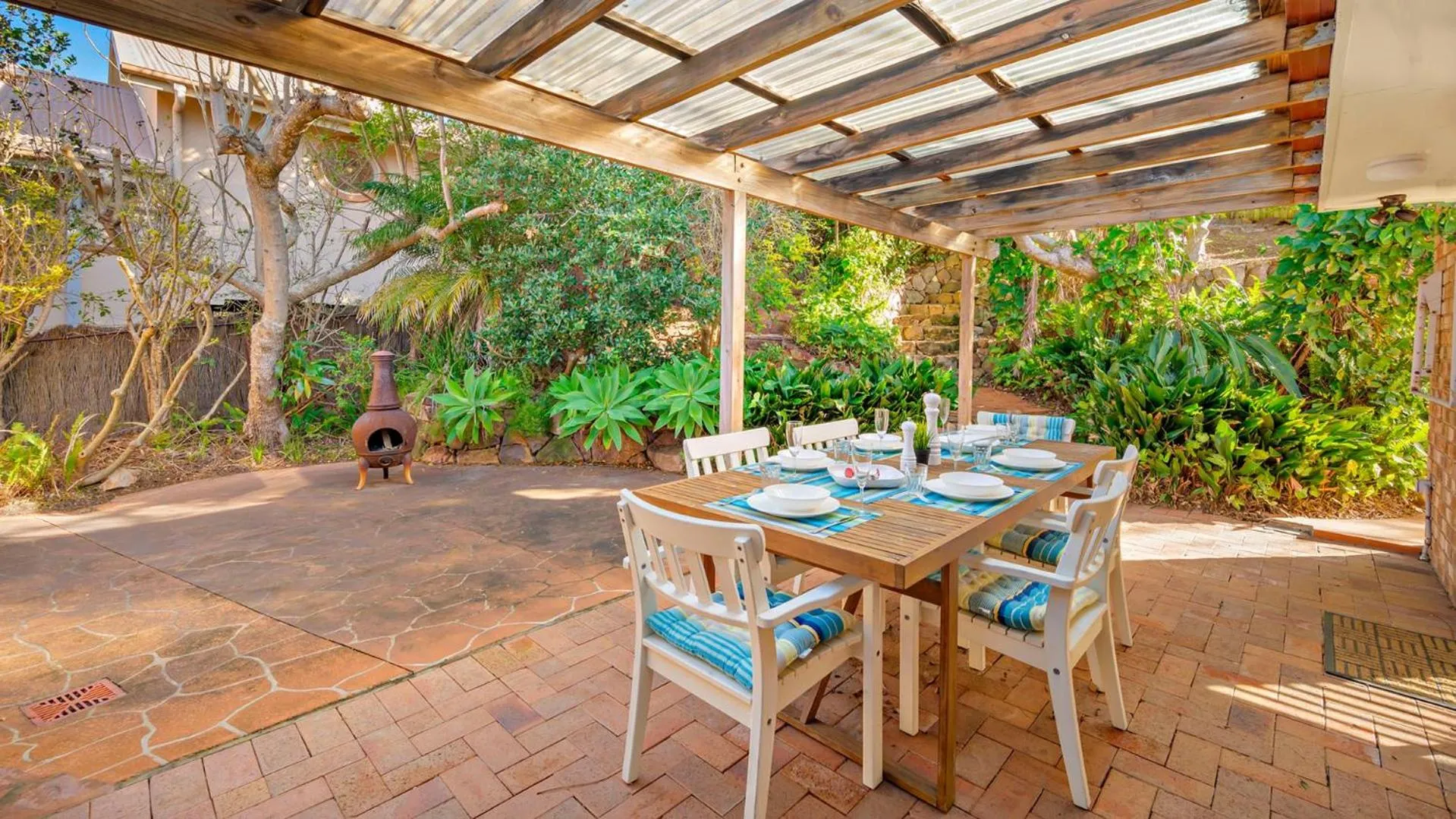 Patio in My Shell Boat Harbour 55 Blanch Steet