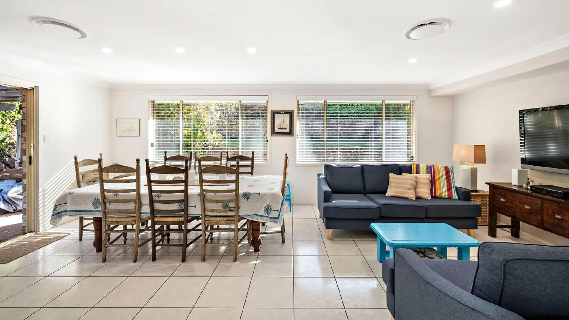 Living room in My Shell Boat Harbour 55 Blanch Steet