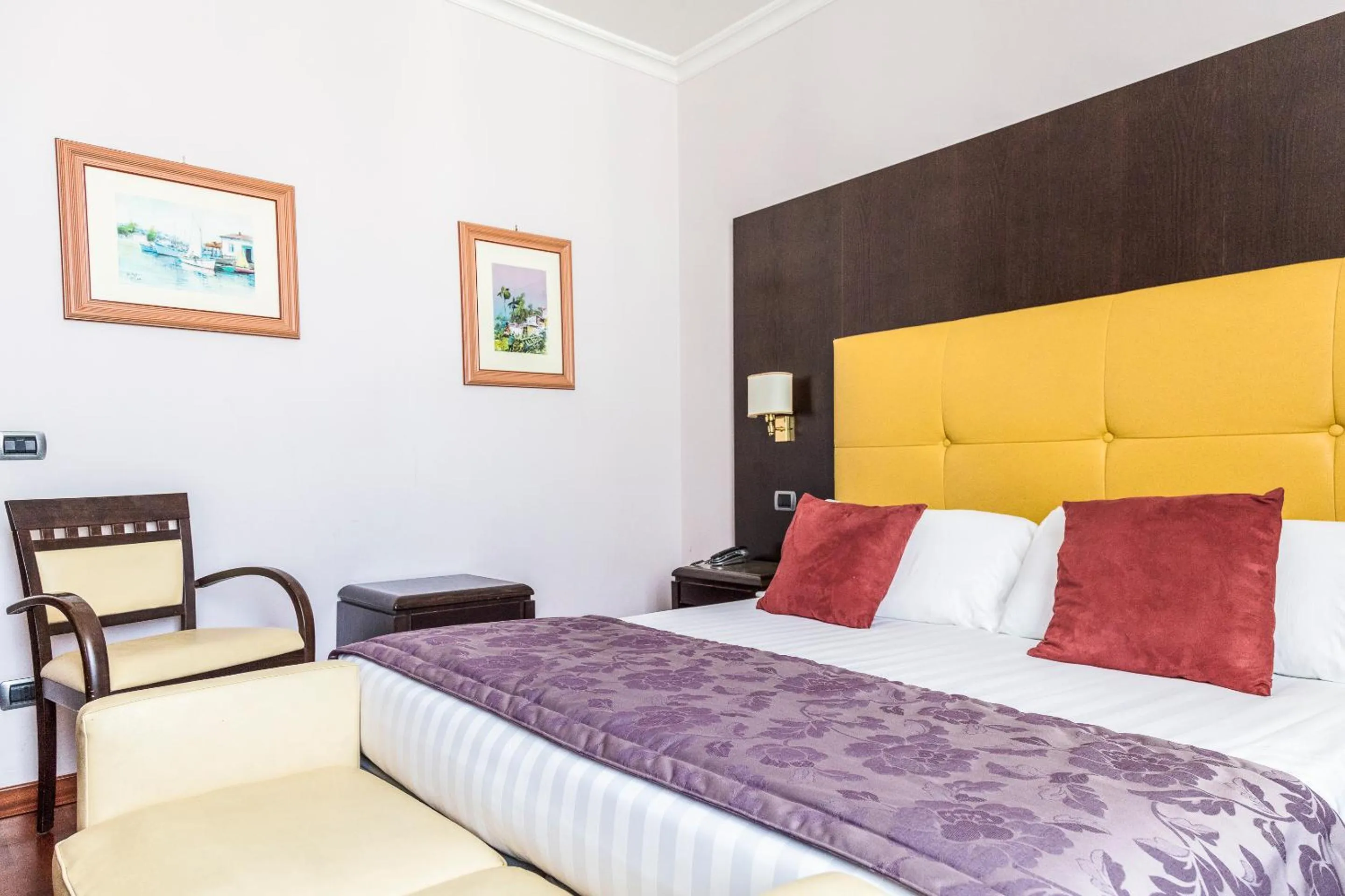 Double Room with View in Hotel Giolli Nazionale