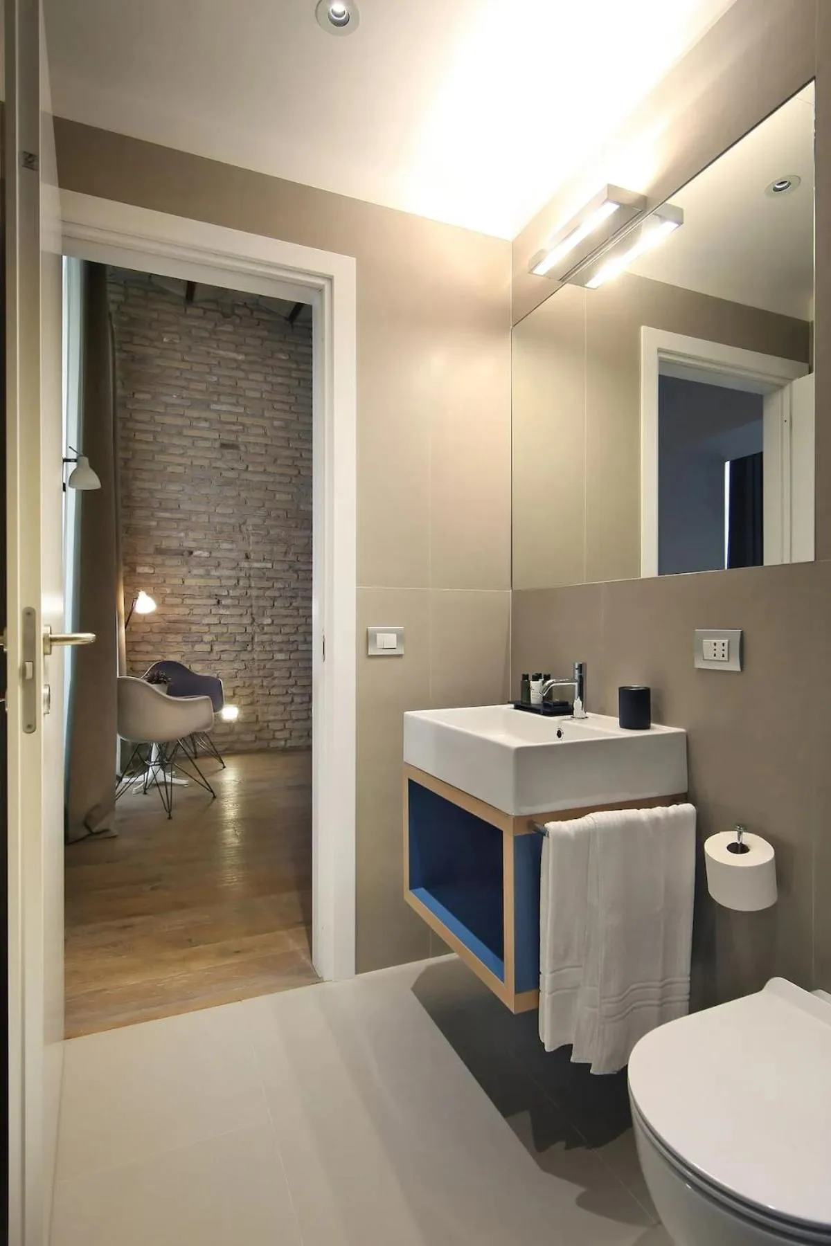 Bathroom in Hotel Giolli Nazionale