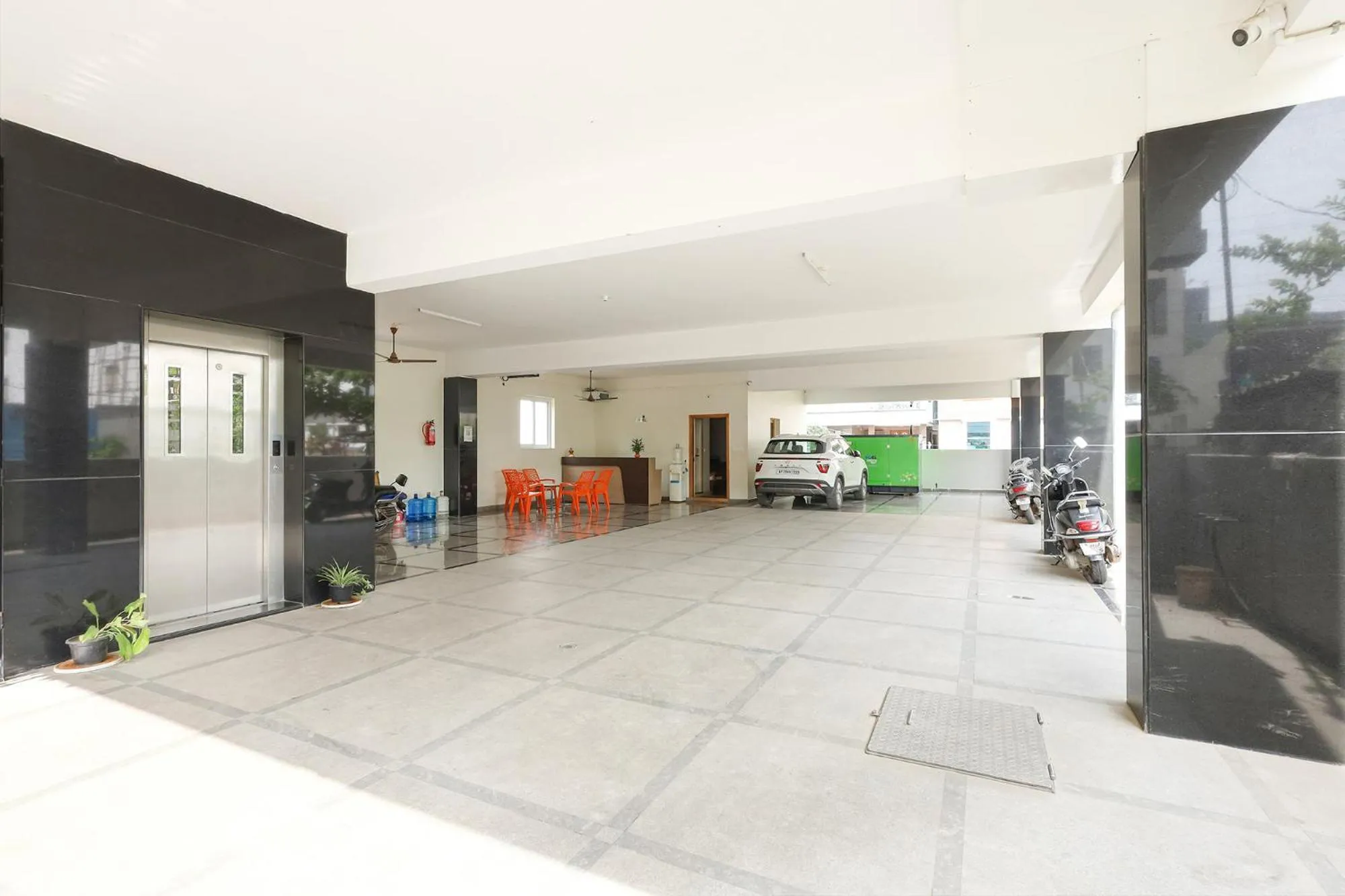 Parking in FabHotel Karthikeya Residency - 900m from Tirupati Bus Stand