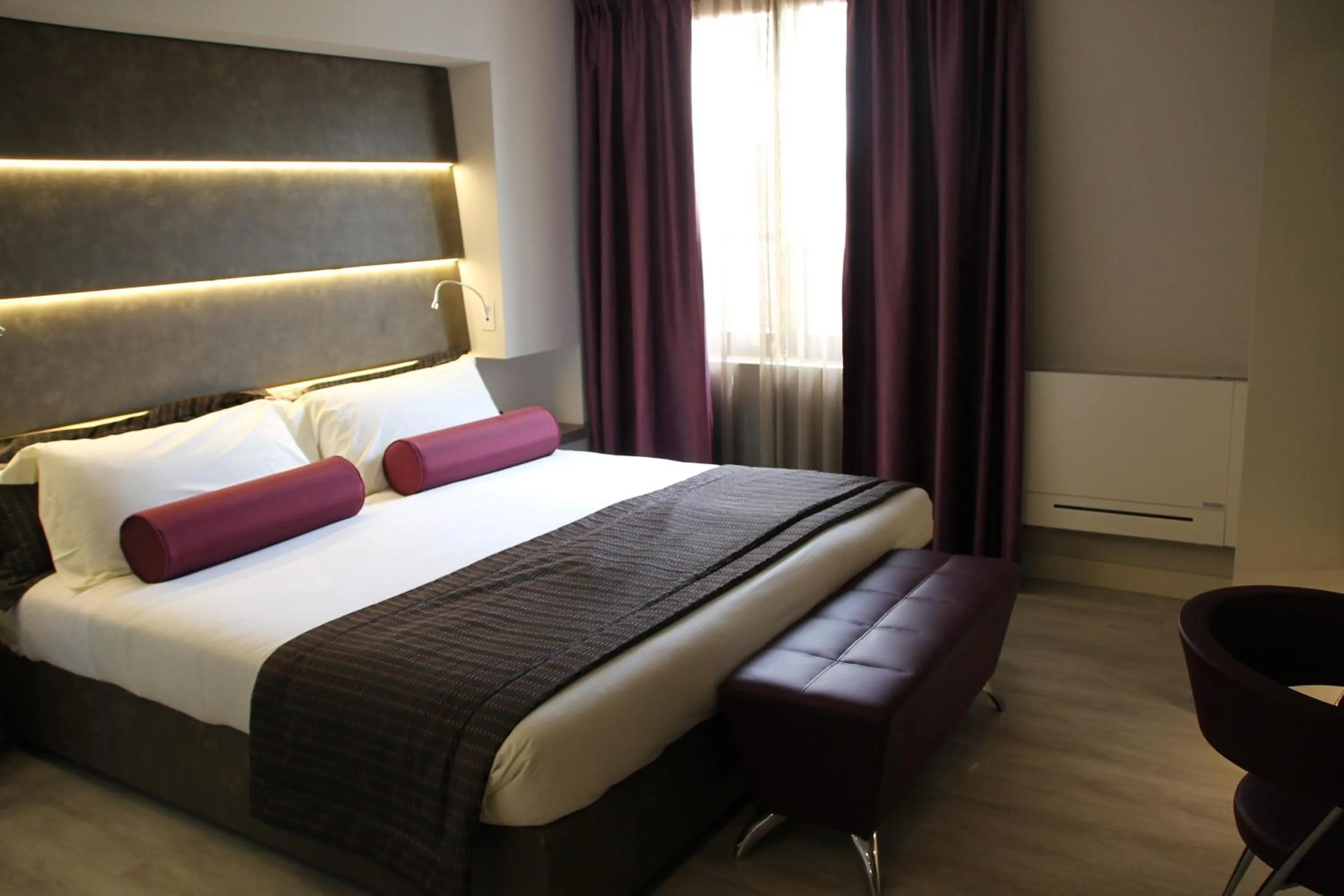 Bed in Hotel Soperga