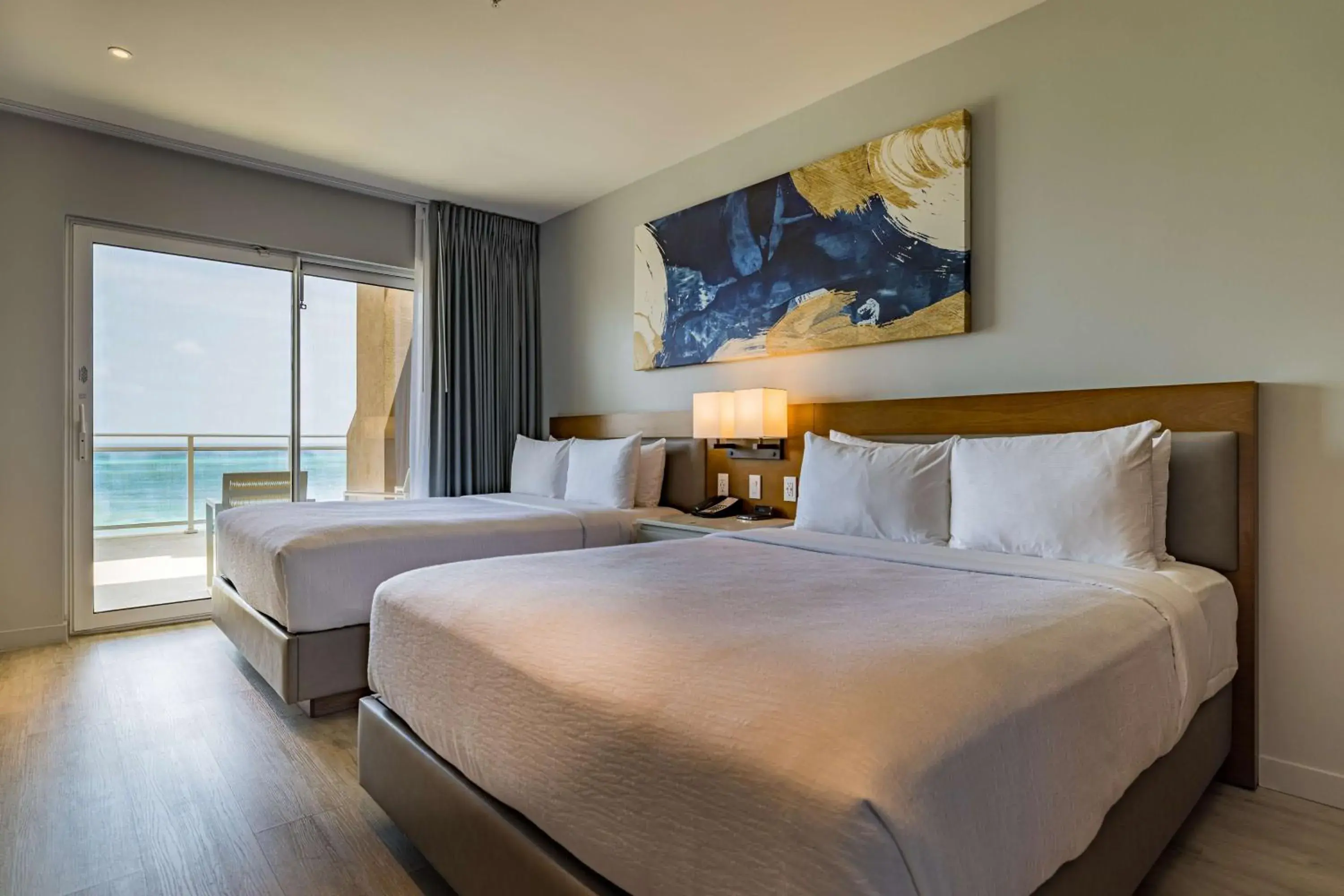 One-Bedroom Queen Suite with Balcony and Ocean View in Embassy Suites By Hilton Aruba Beach Resort One-Bedroom Queen Suite with Balcony and Ocean View in Embassy Suites By Hilton Aruba Beach Resort