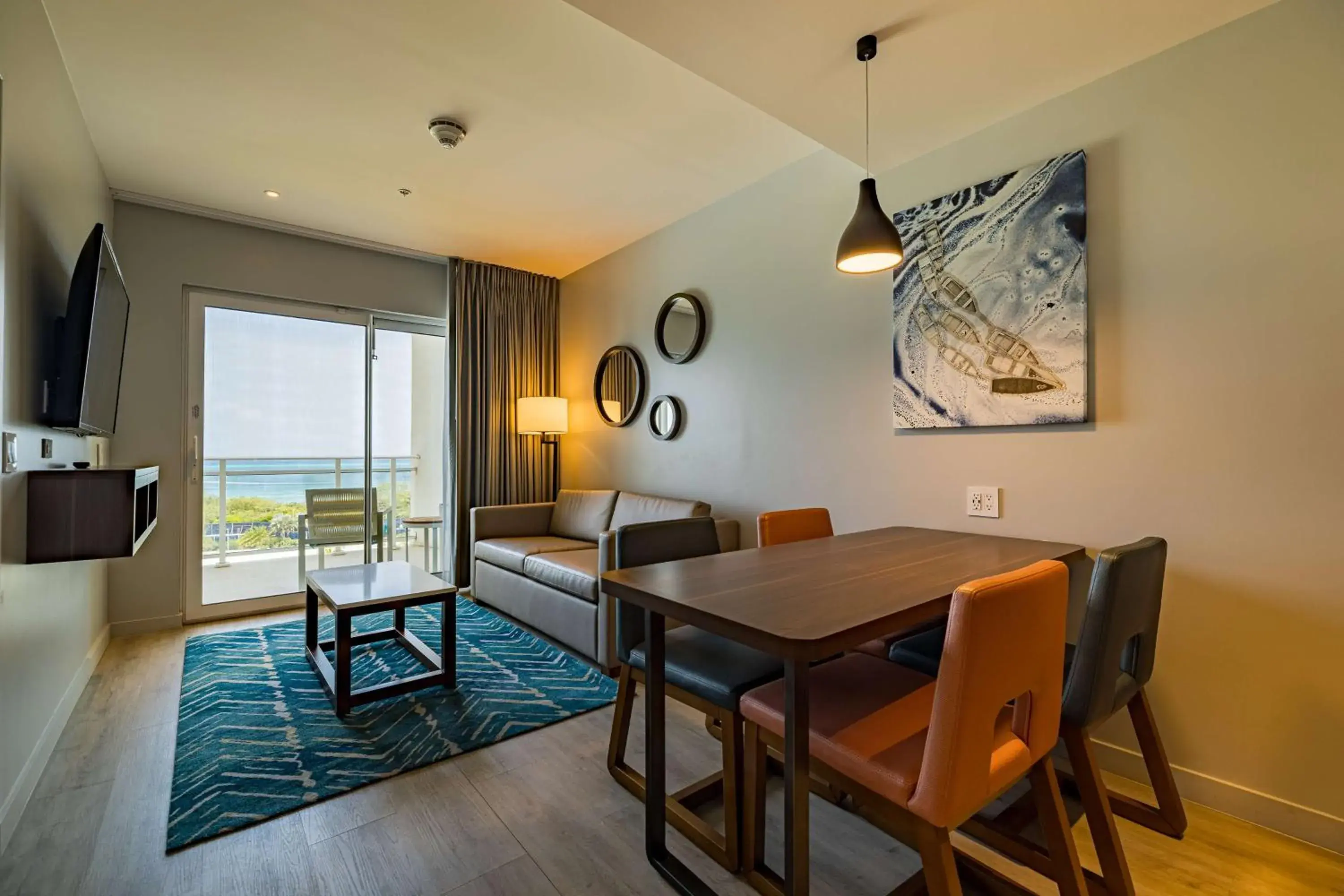 One Bedroom Suite with Two Queen Beds and Pool View in Embassy Suites By Hilton Aruba Beach Resort One Bedroom Suite with Two Queen Beds and Pool View in Embassy Suites By Hilton Aruba Beach Resort