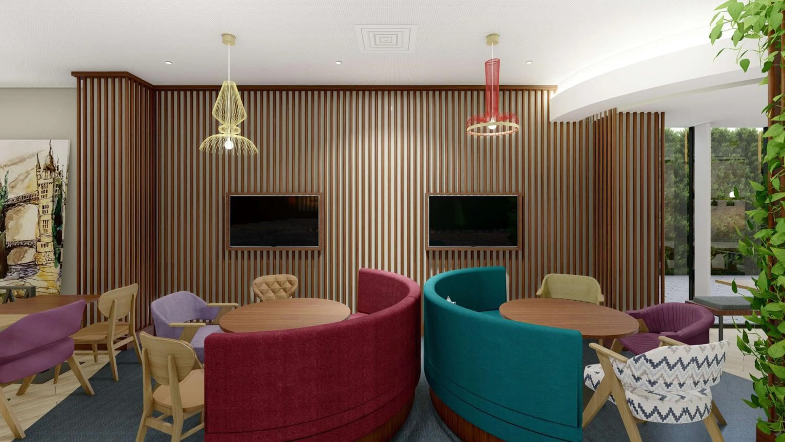 Dining area in Hampton By Hilton Istanbul Airport, Arnavutkoy