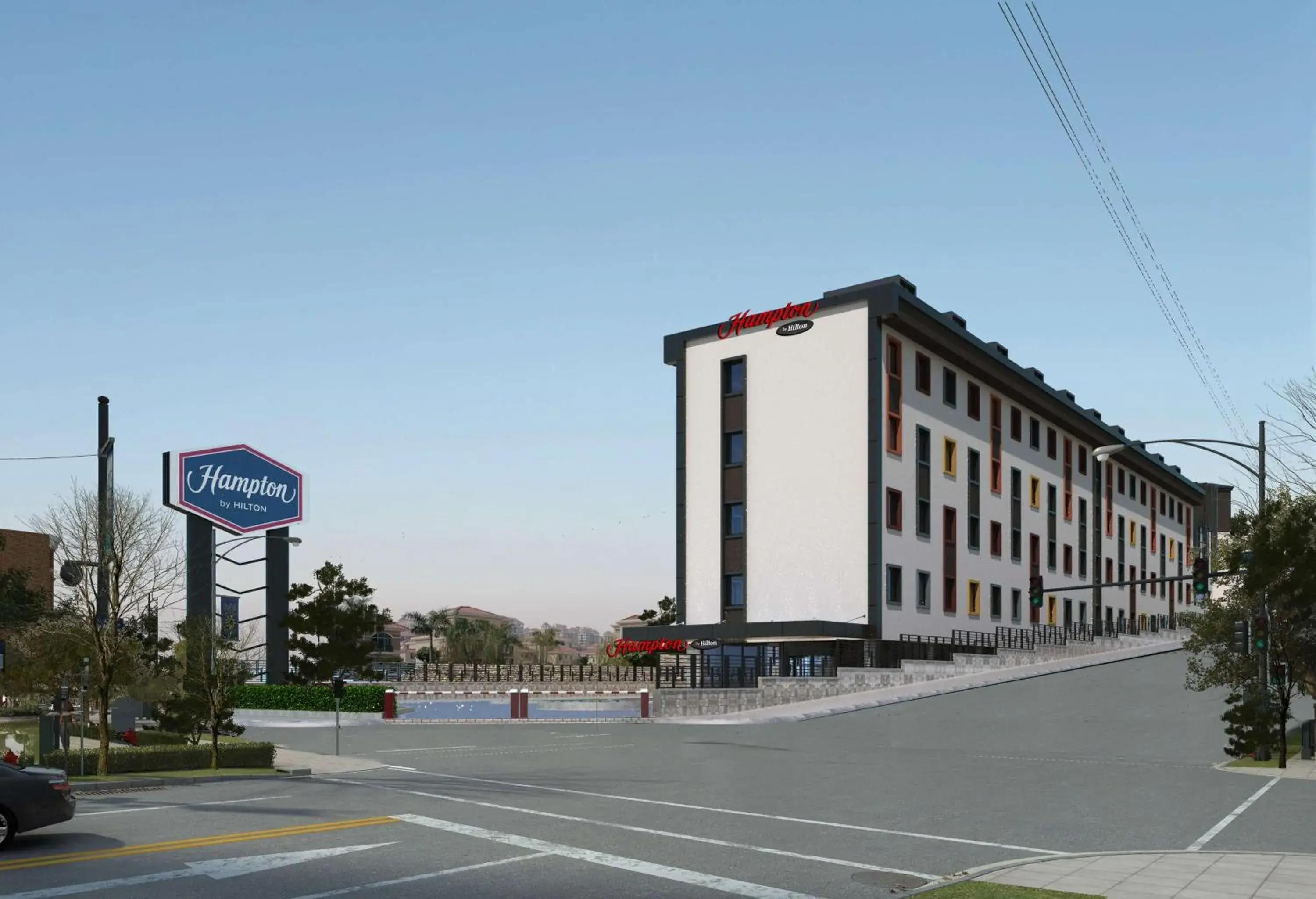 Property building in Hampton By Hilton Istanbul Airport, Arnavutkoy Property building in Hampton By Hilton Istanbul Airport, Arnavutkoy