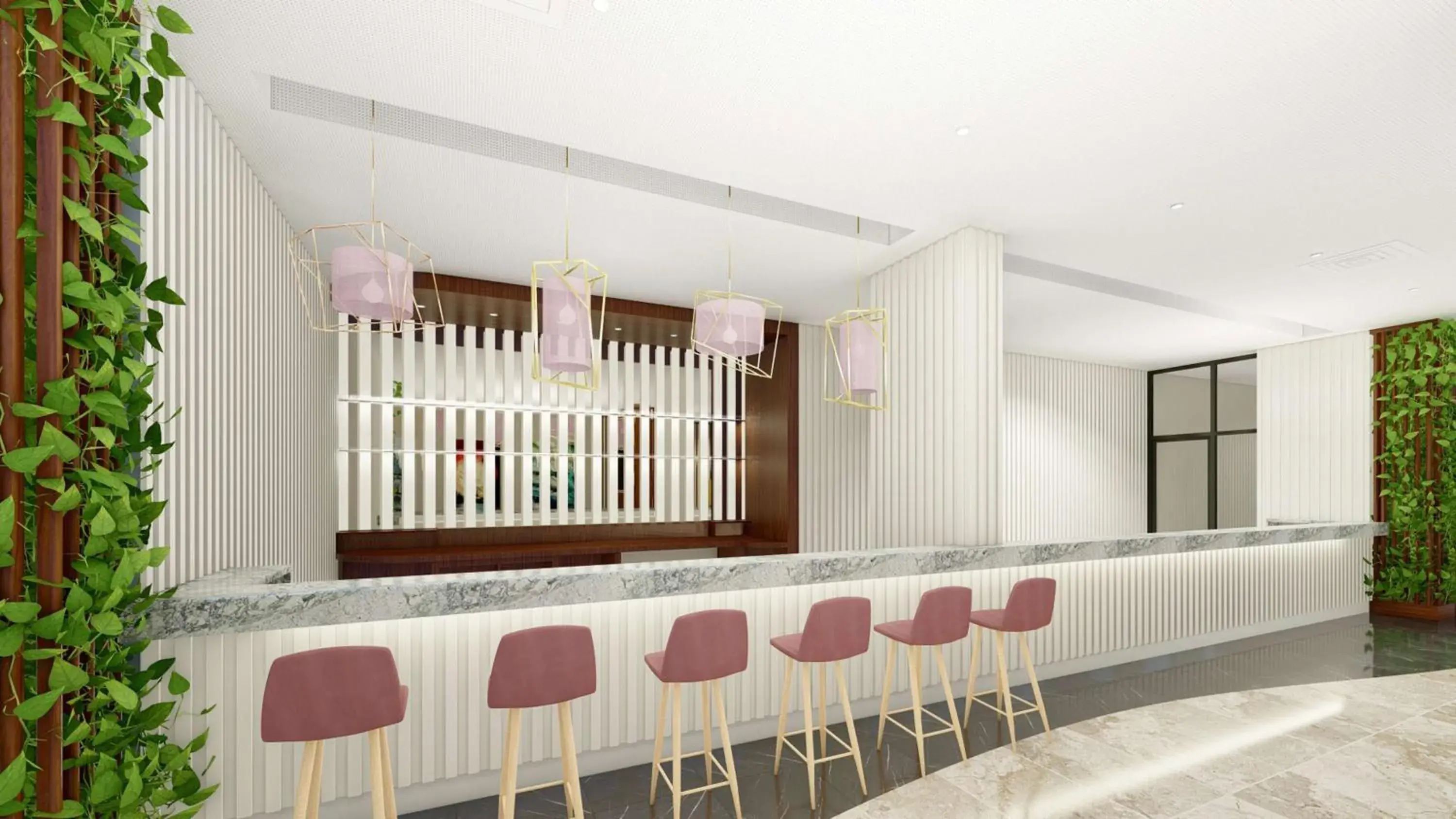 Lounge or bar in Hampton By Hilton Istanbul Airport, Arnavutkoy Lounge or bar in Hampton By Hilton Istanbul Airport, Arnavutkoy