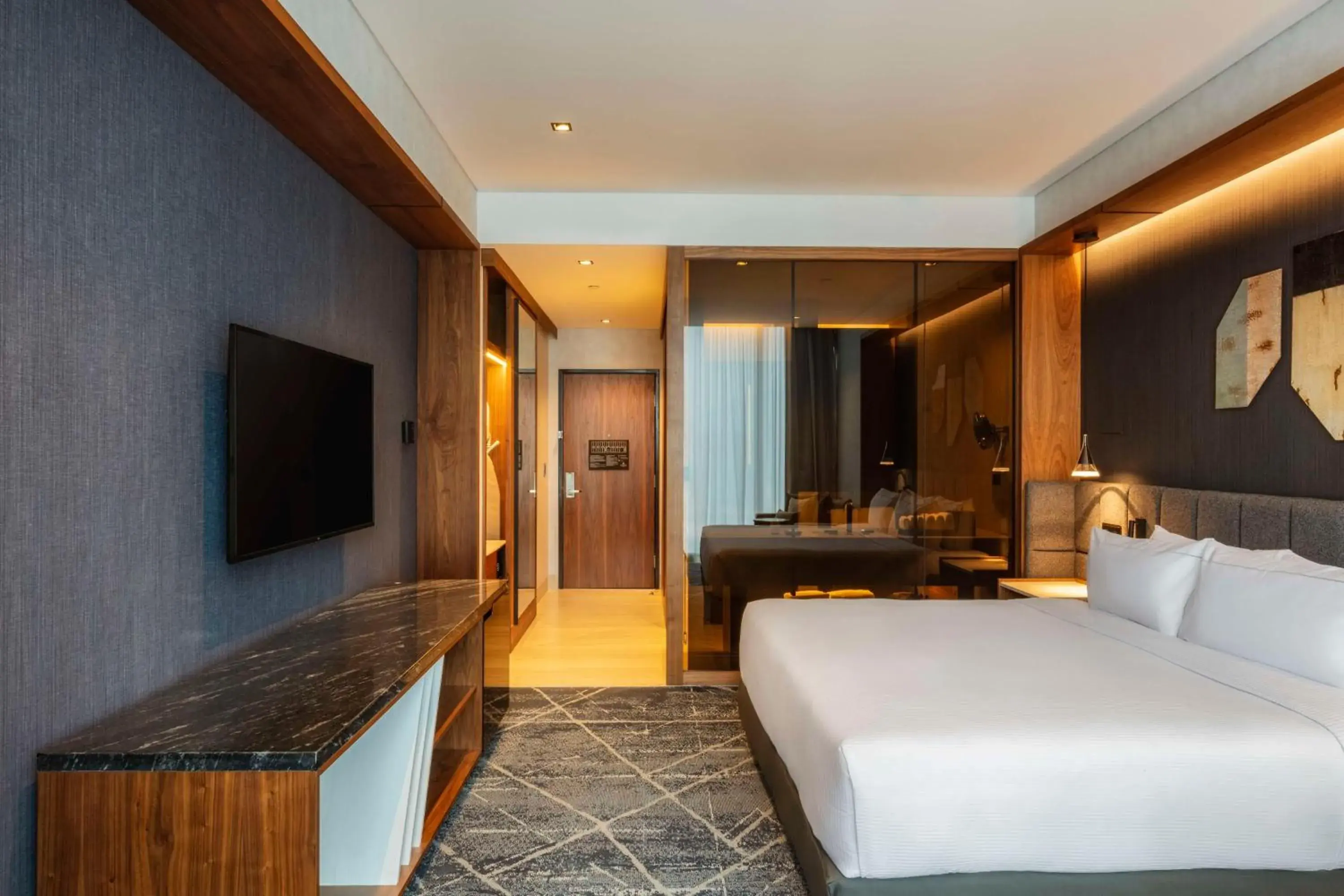 Deluxe King Room in Hilton Monterrey Valle Deluxe King Room in Hilton Monterrey Valle