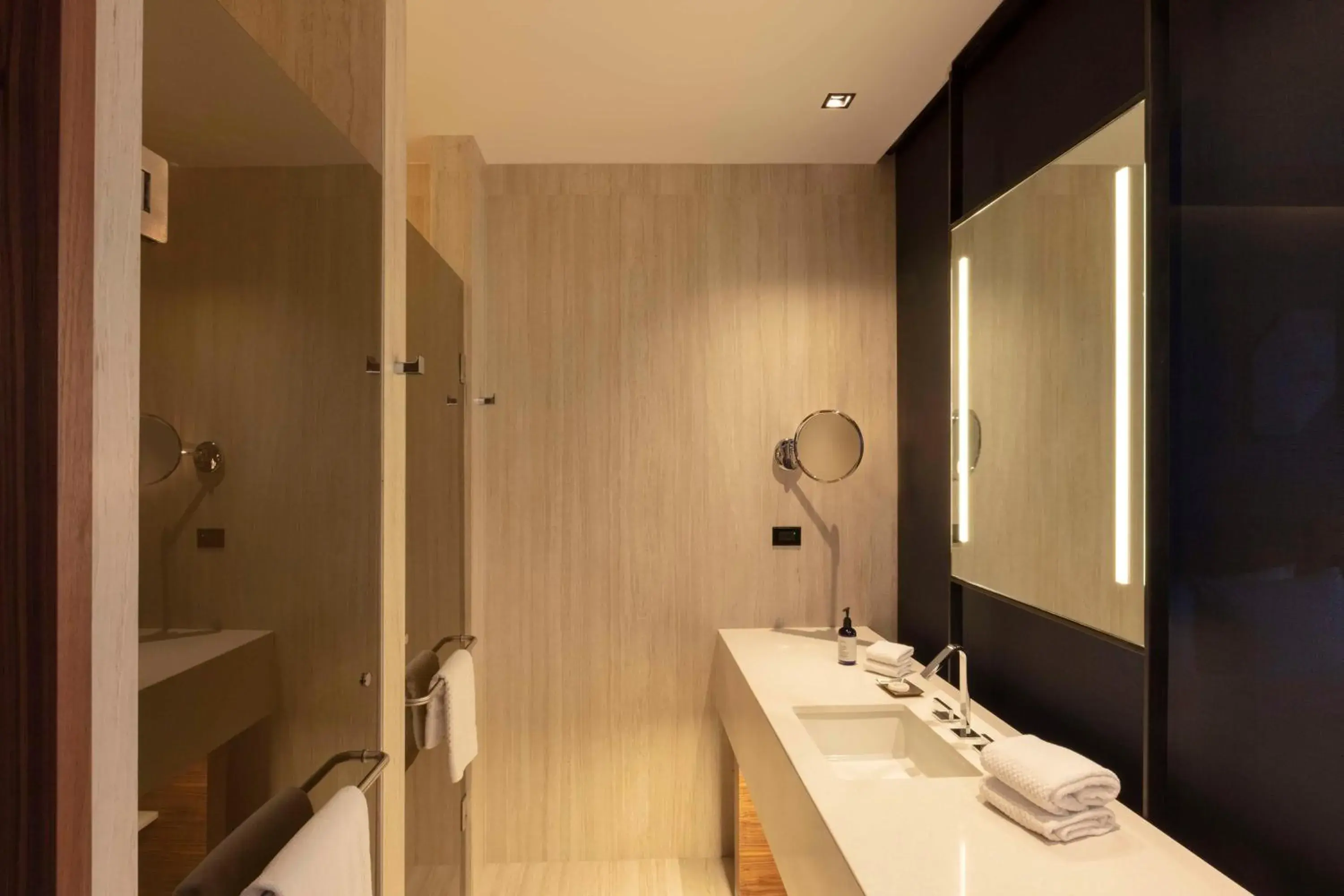 Bathroom in Hilton Monterrey Valle Bathroom in Hilton Monterrey Valle