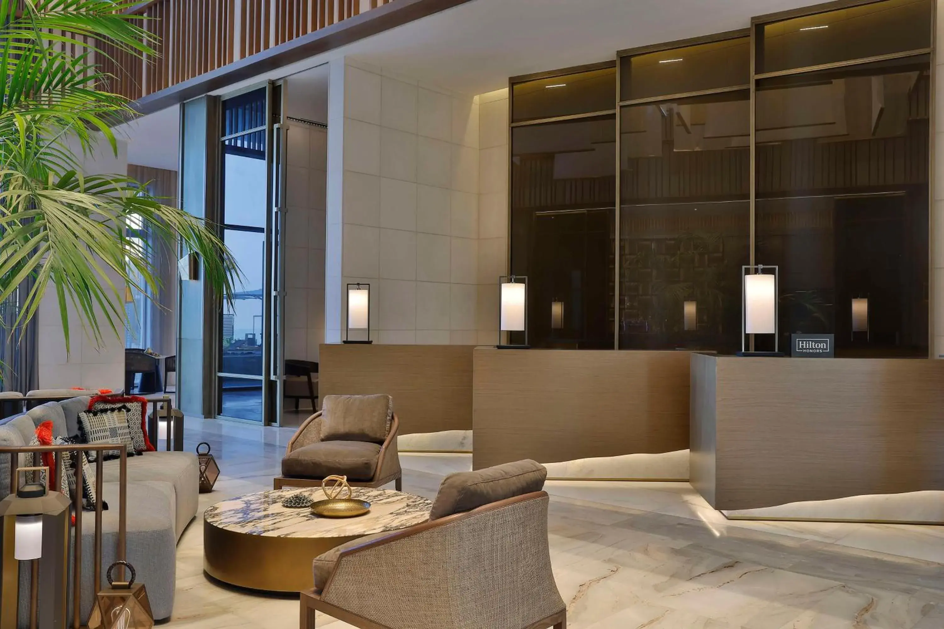 Lobby or reception in Conrad Rabat Arzana Lobby or reception in Conrad Rabat Arzana