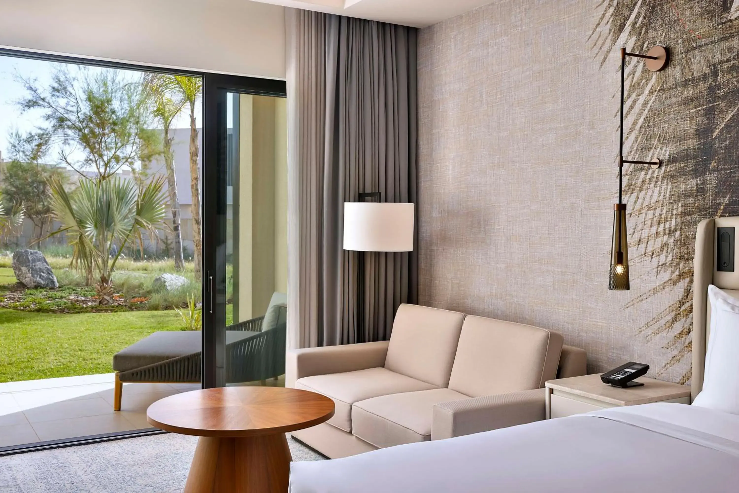 View (from property/room), Bed in Conrad Rabat Arzana View (from property/room), Bed in Conrad Rabat Arzana