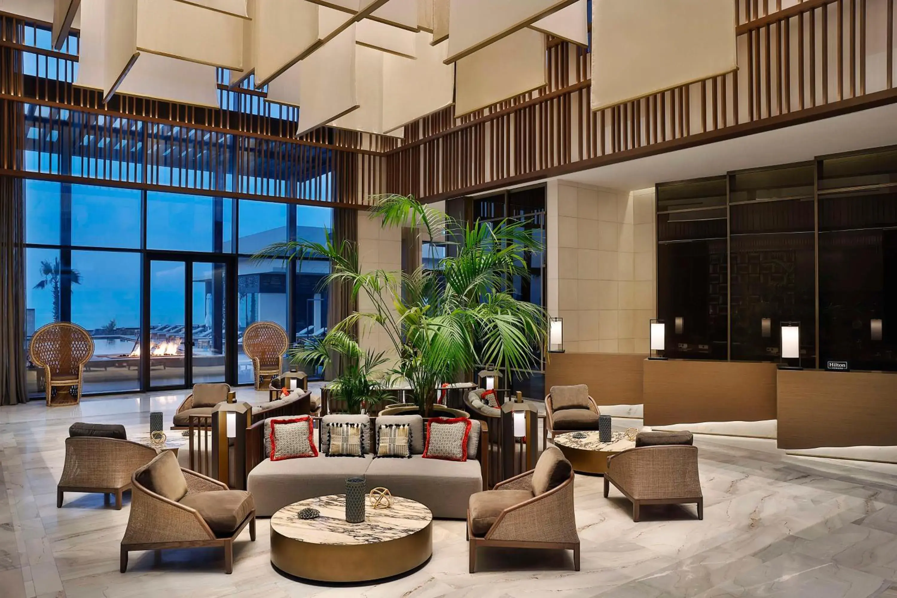 Lobby or reception in Conrad Rabat Arzana Lobby or reception in Conrad Rabat Arzana