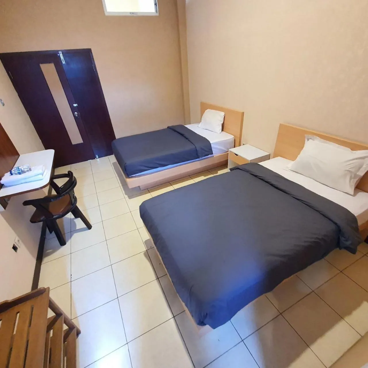 Bed in Candi Panggung Family Guest House Syariah