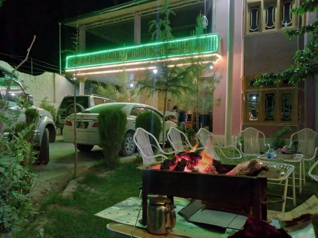 Garden view in North Palace Khaplu