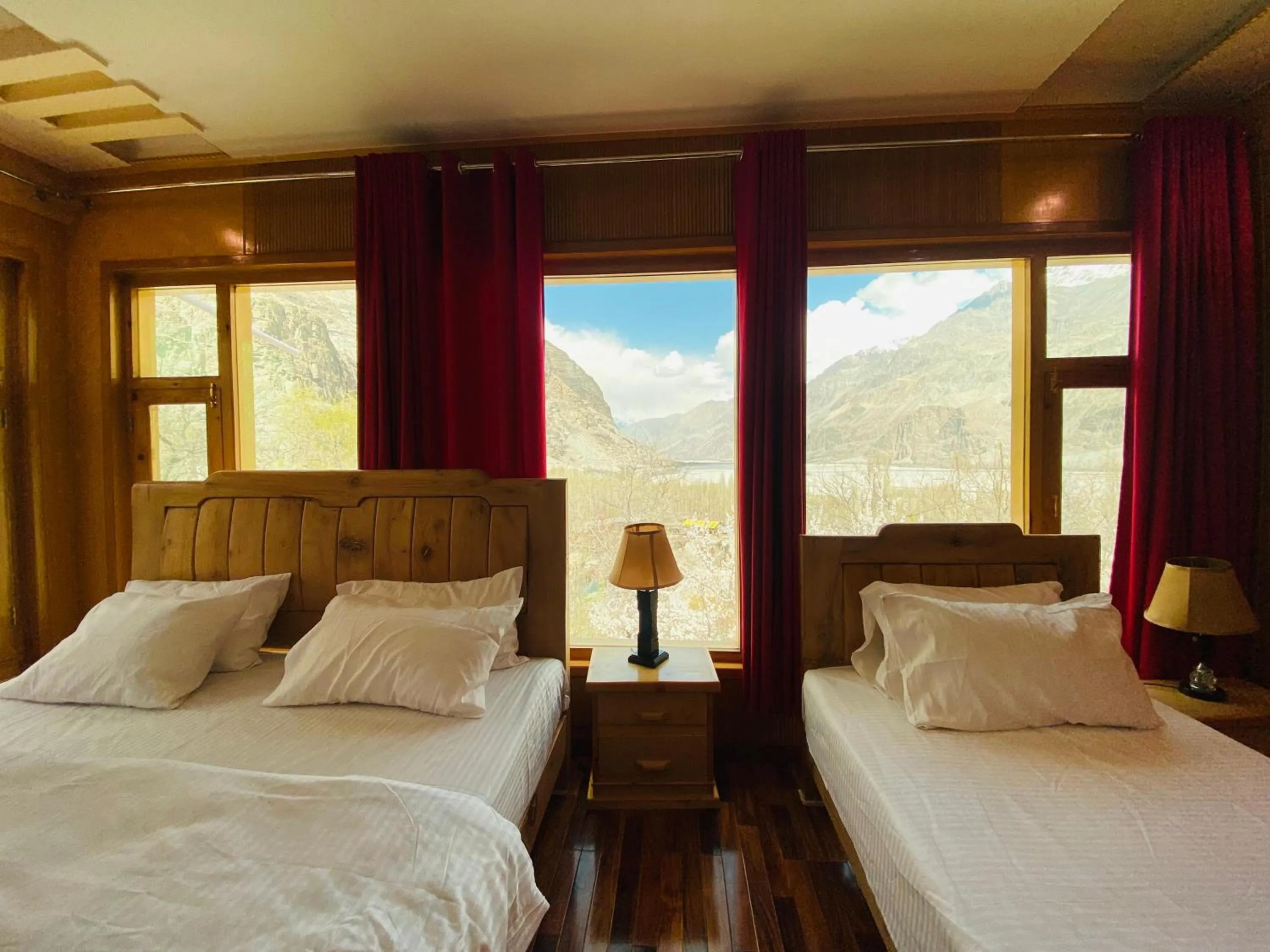 Bed in North Palace Khaplu