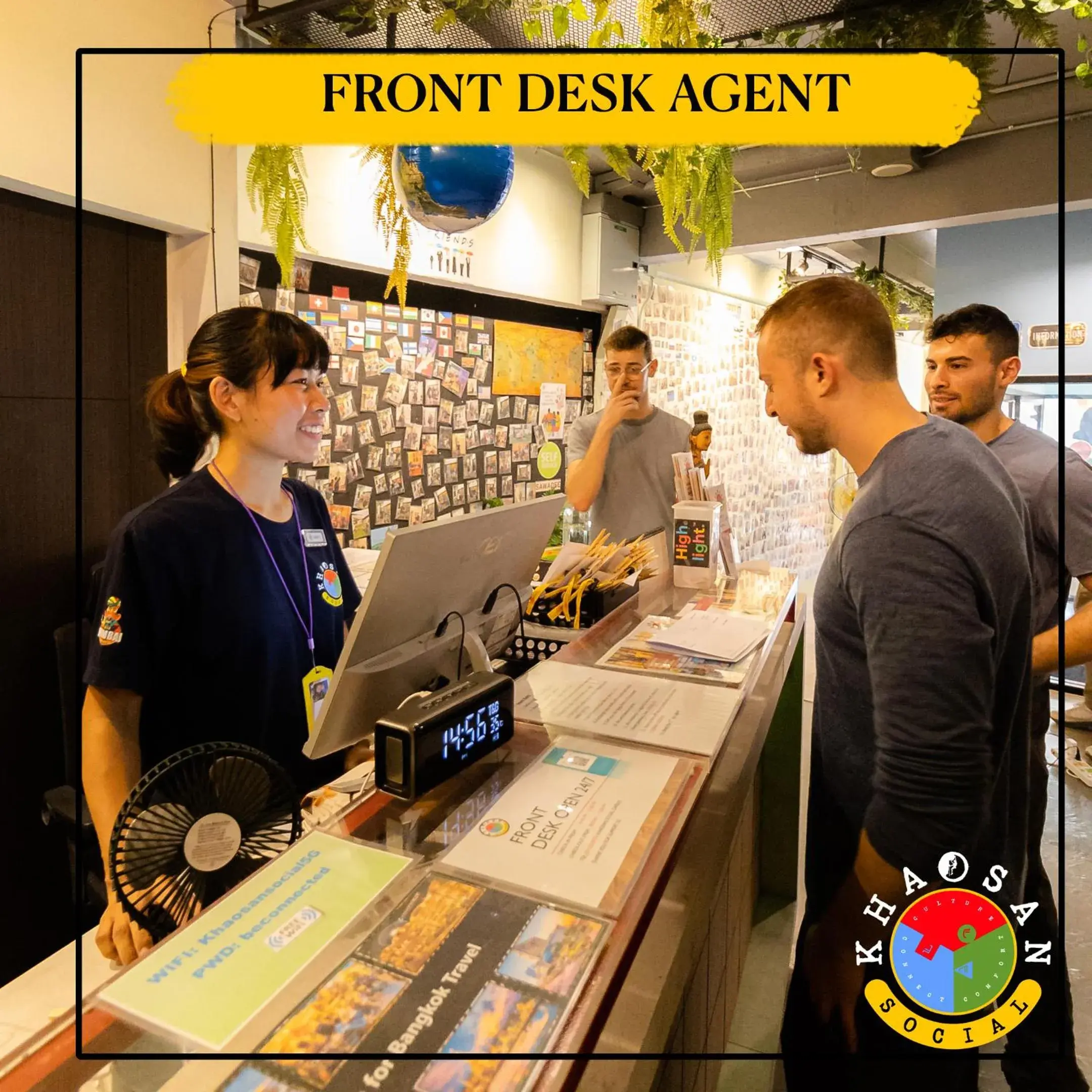 Lobby or reception in Khao San Social Capsule Hostel Lobby or reception in Khao San Social Capsule Hostel