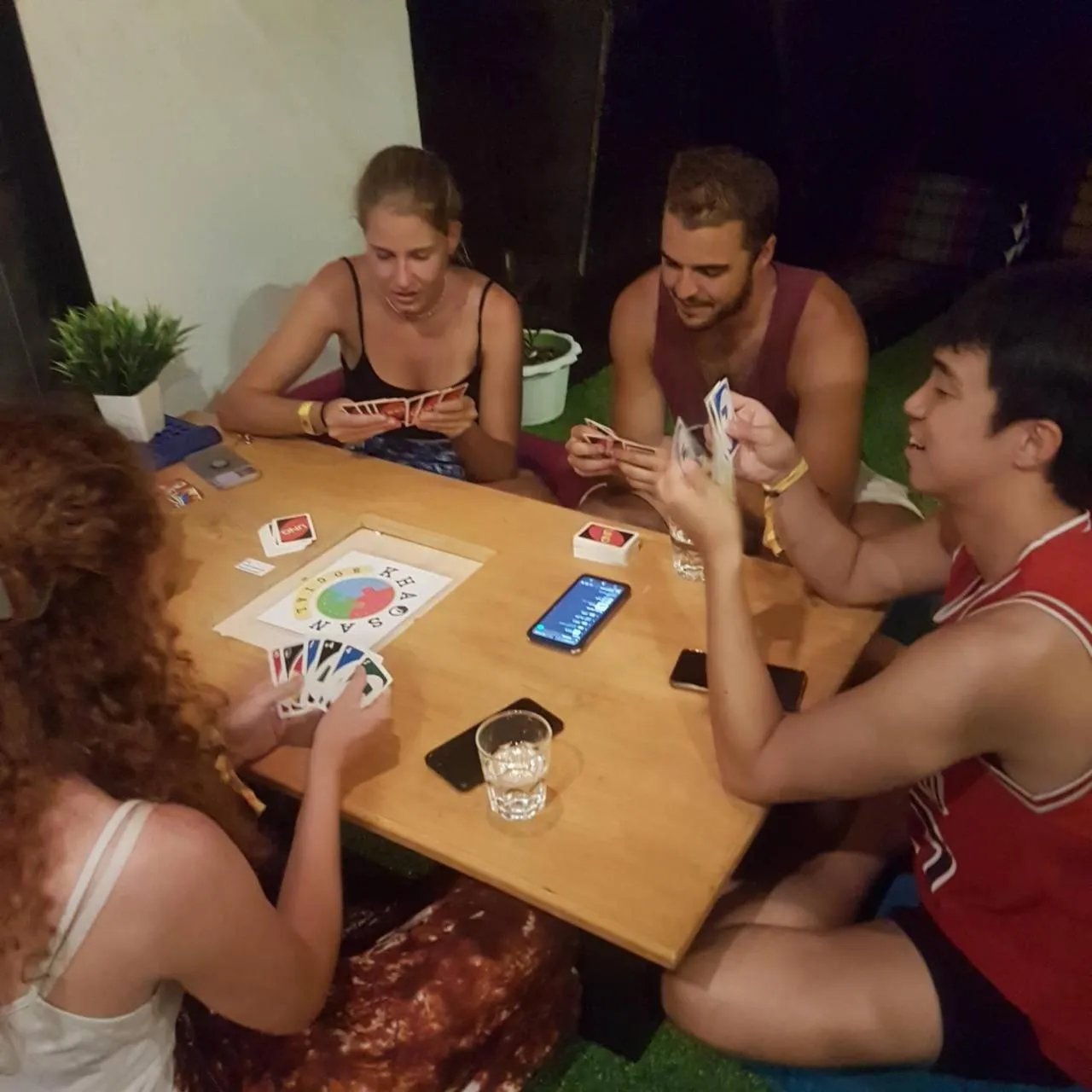 People in Khao San Social Capsule Hostel