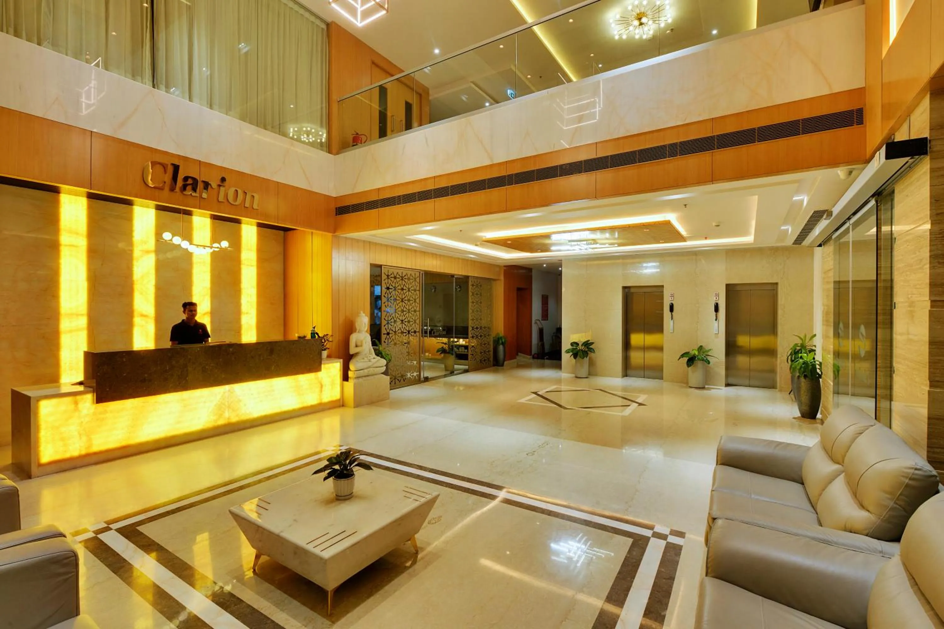 Lobby or reception in Clarion Hotel Bangalore