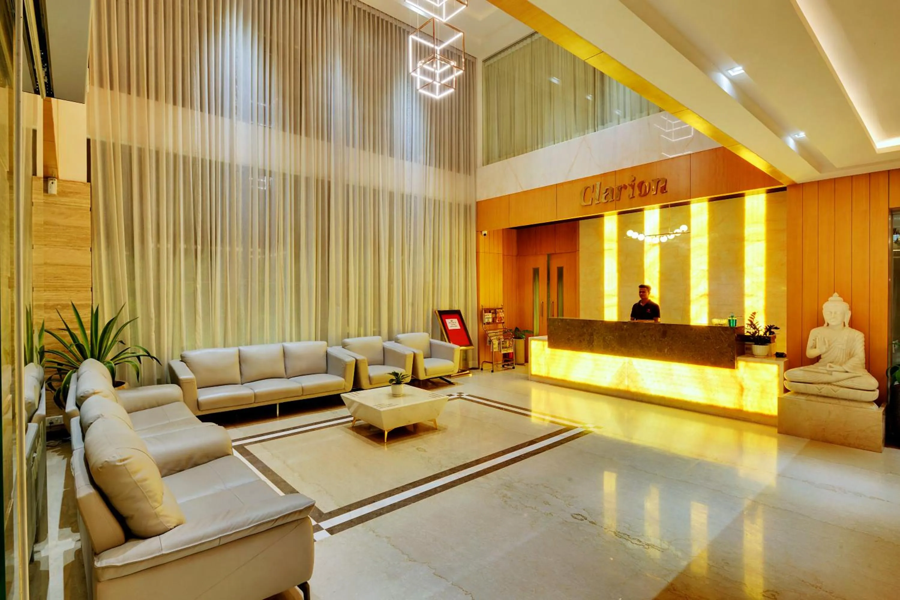 Lobby or reception in Clarion Hotel Bangalore