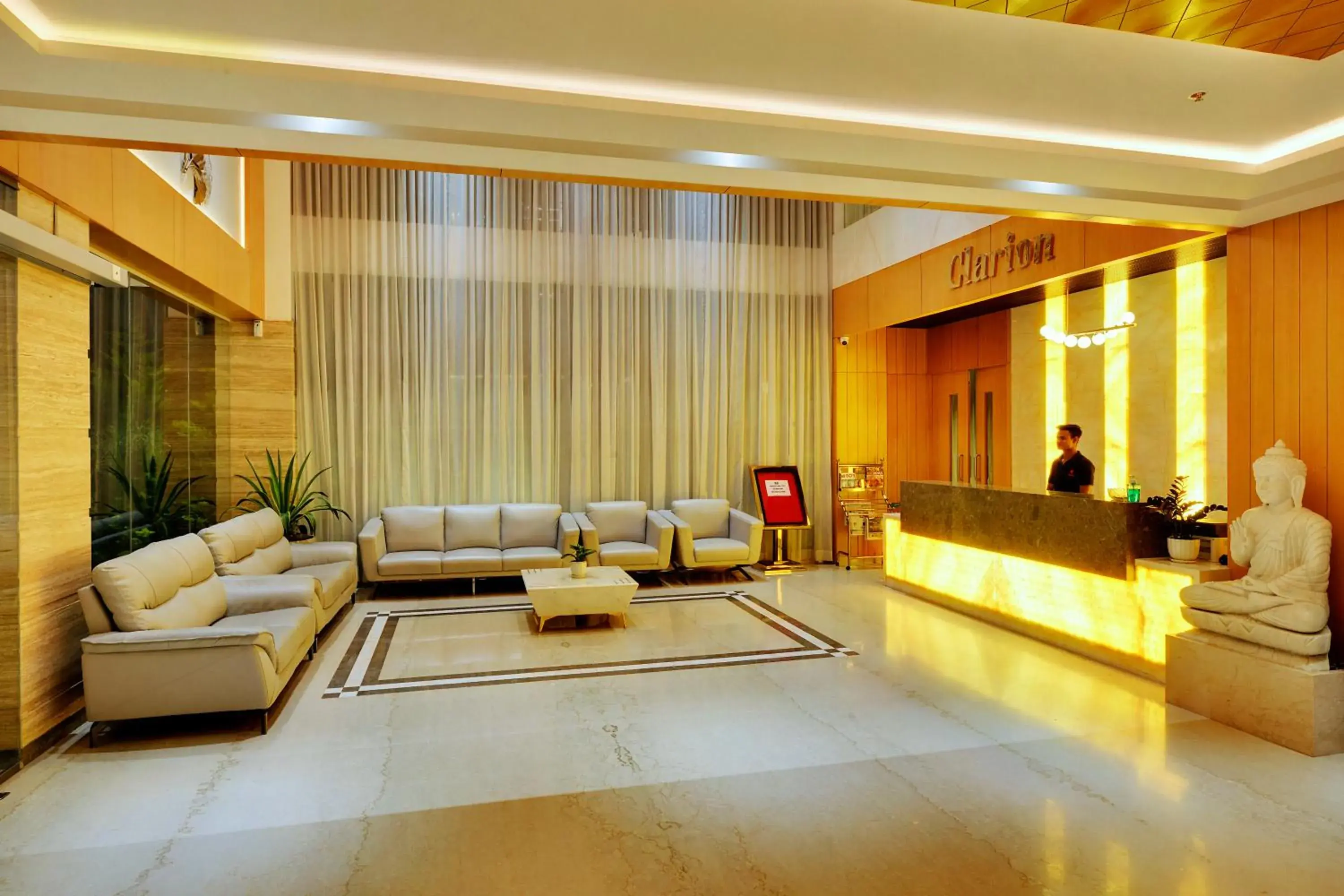 Lobby or reception in Clarion Hotel Bangalore Lobby or reception in Clarion Hotel Bangalore