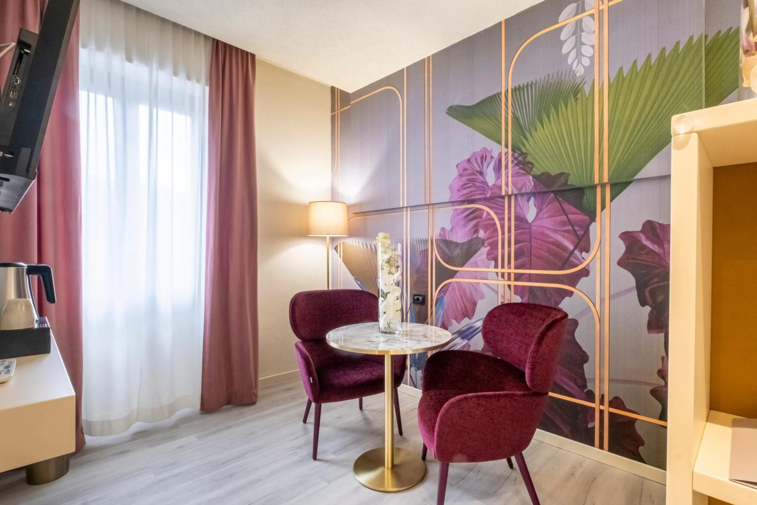 Bed in Hotel Le Palme Lago Maggiore Bike Friendly