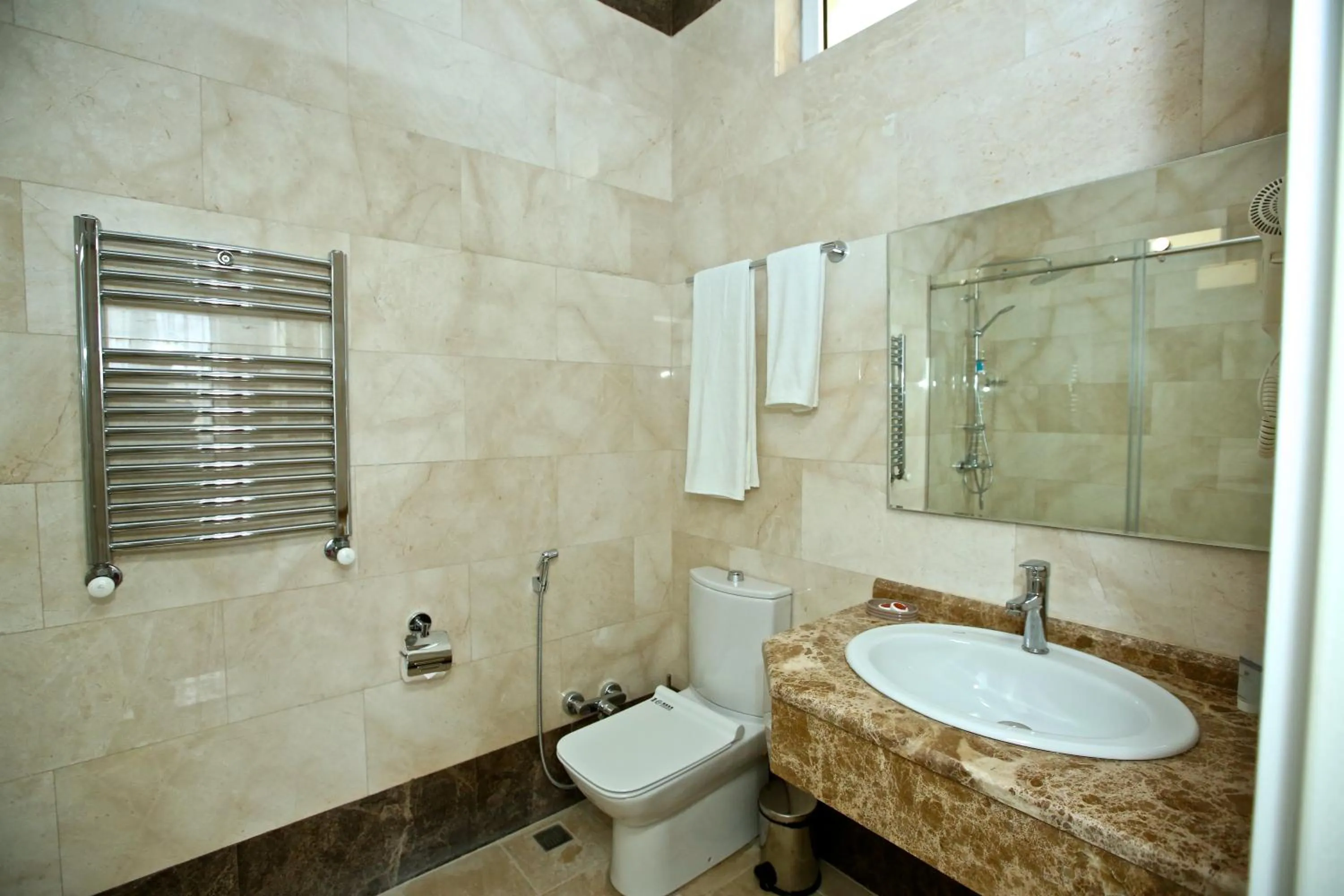 Bathroom in Miraj Hotel