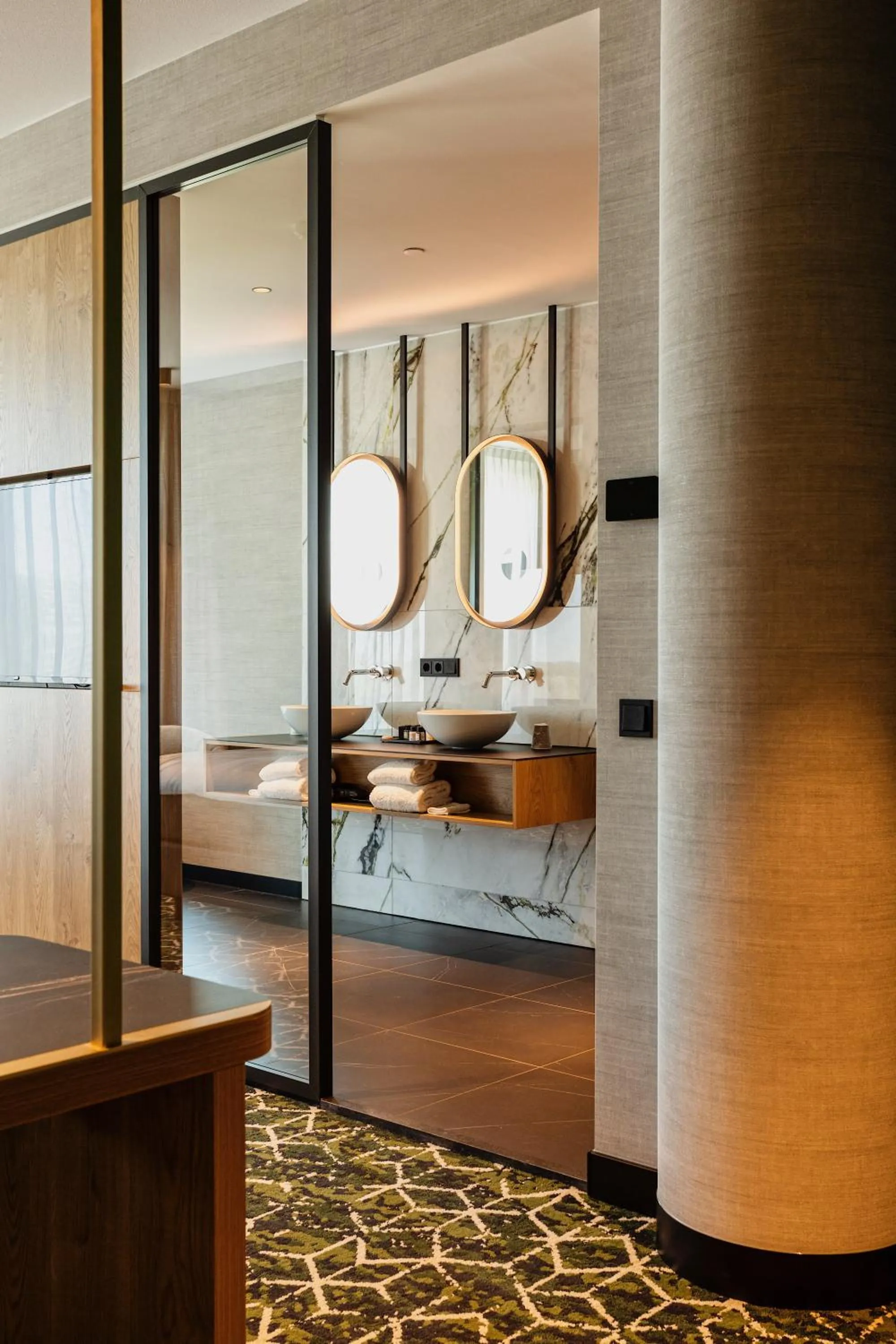 Bathroom, Bed in Van der Valk Hotel Schiedam