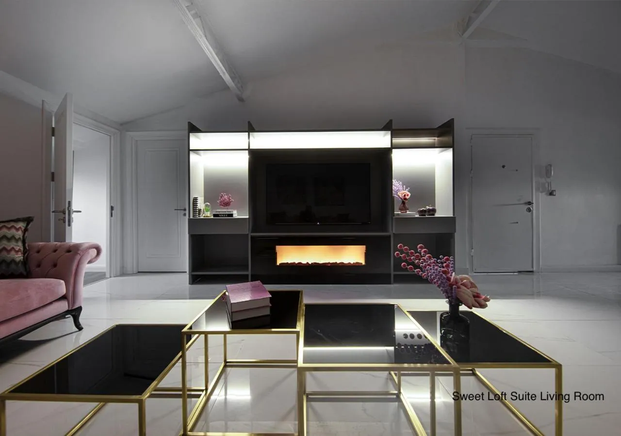 Communal lounge/ TV room in Luxury Suites by NOK ISTANBUL NISANTASI