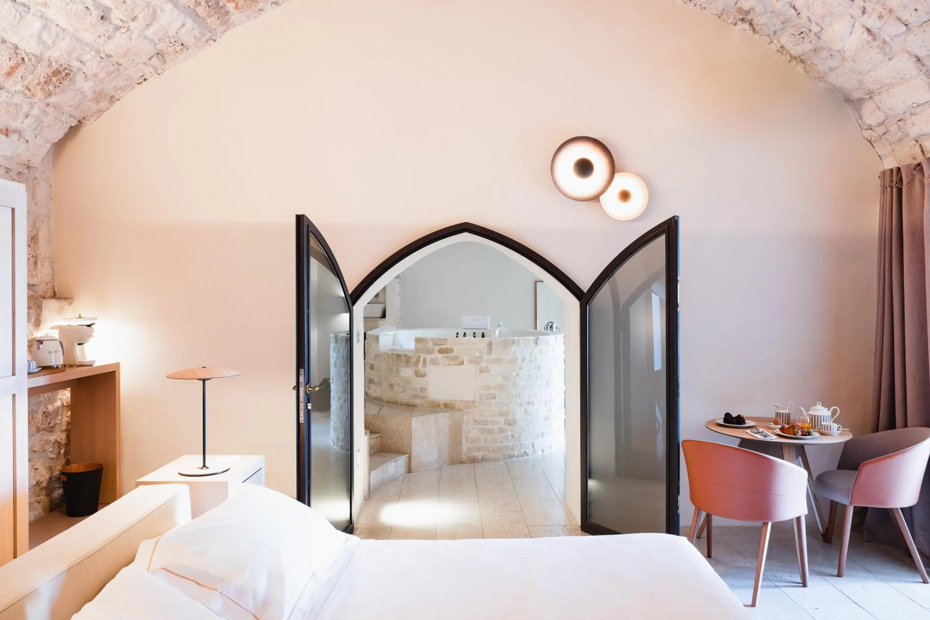 Bed in La Sommità Relais & Chateaux