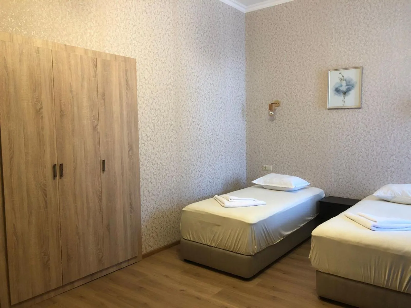 Bed in Hotel Guri