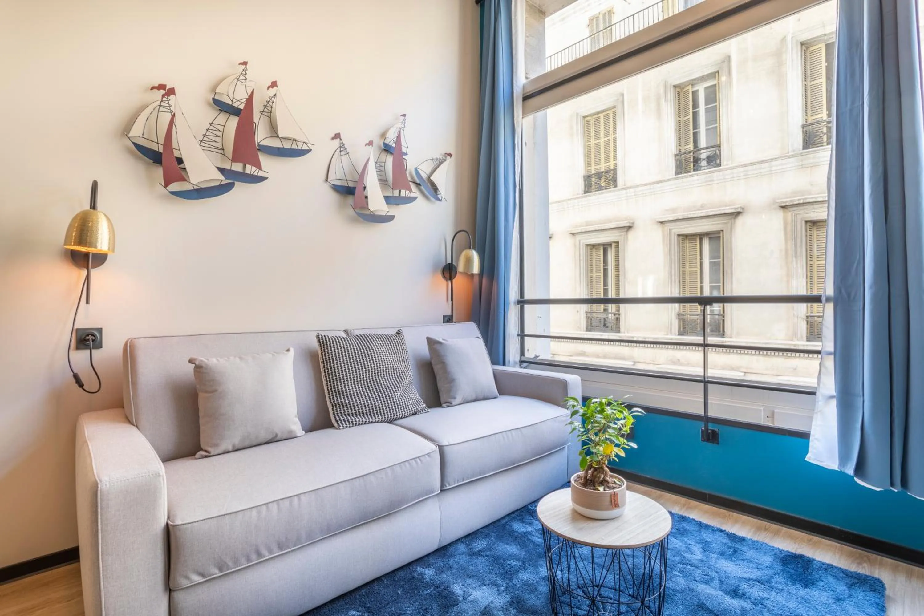 Living room in ADIRA Résid'Marseille Vieux-port 2 étoiles