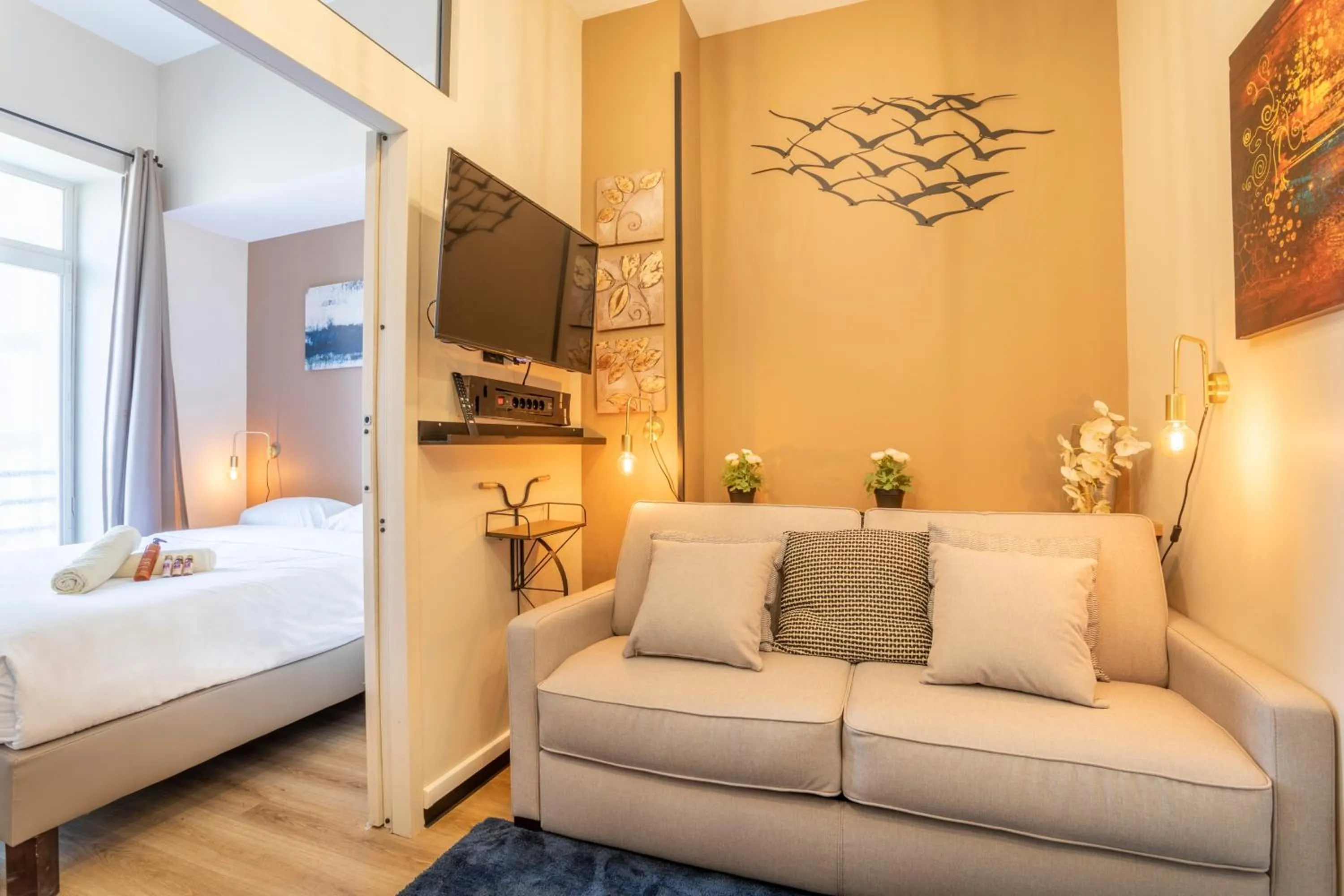 Bed in ADIRA Résid'Marseille Vieux-port 2 étoiles