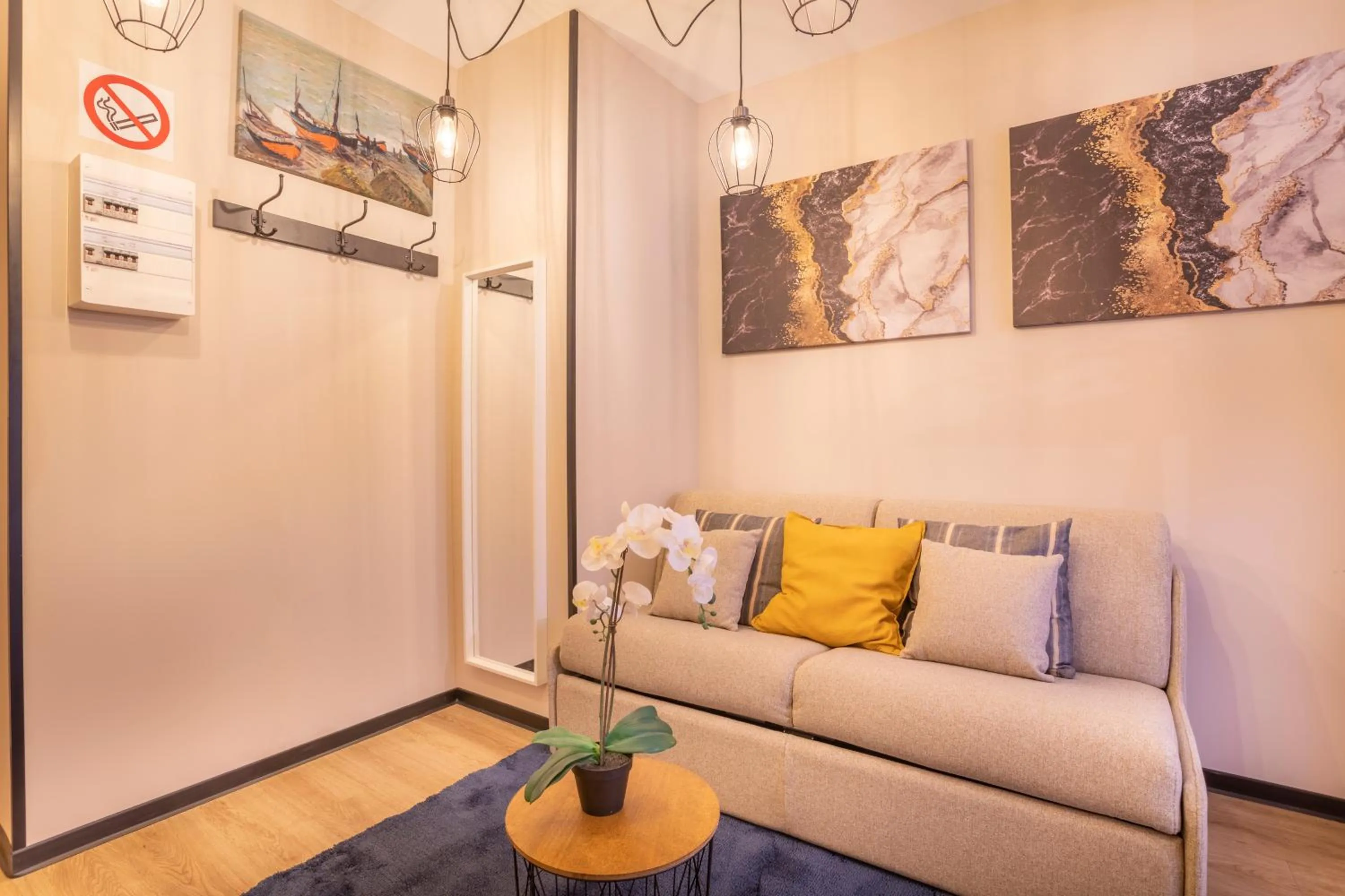 Living room in ADIRA Résid'Marseille Vieux-port 2 étoiles