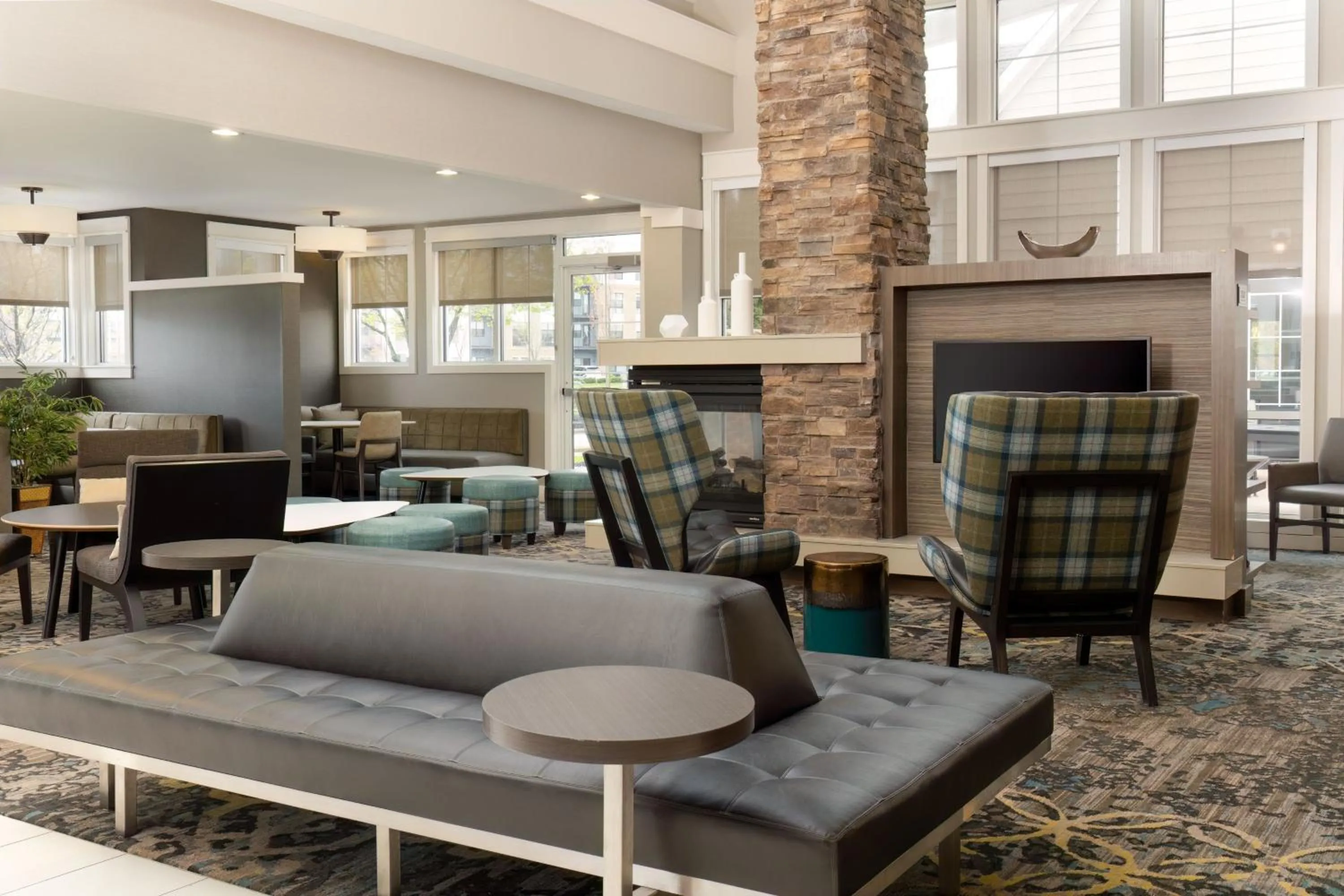 Lobby or reception in Residence Inn by Marriott Columbus Polaris