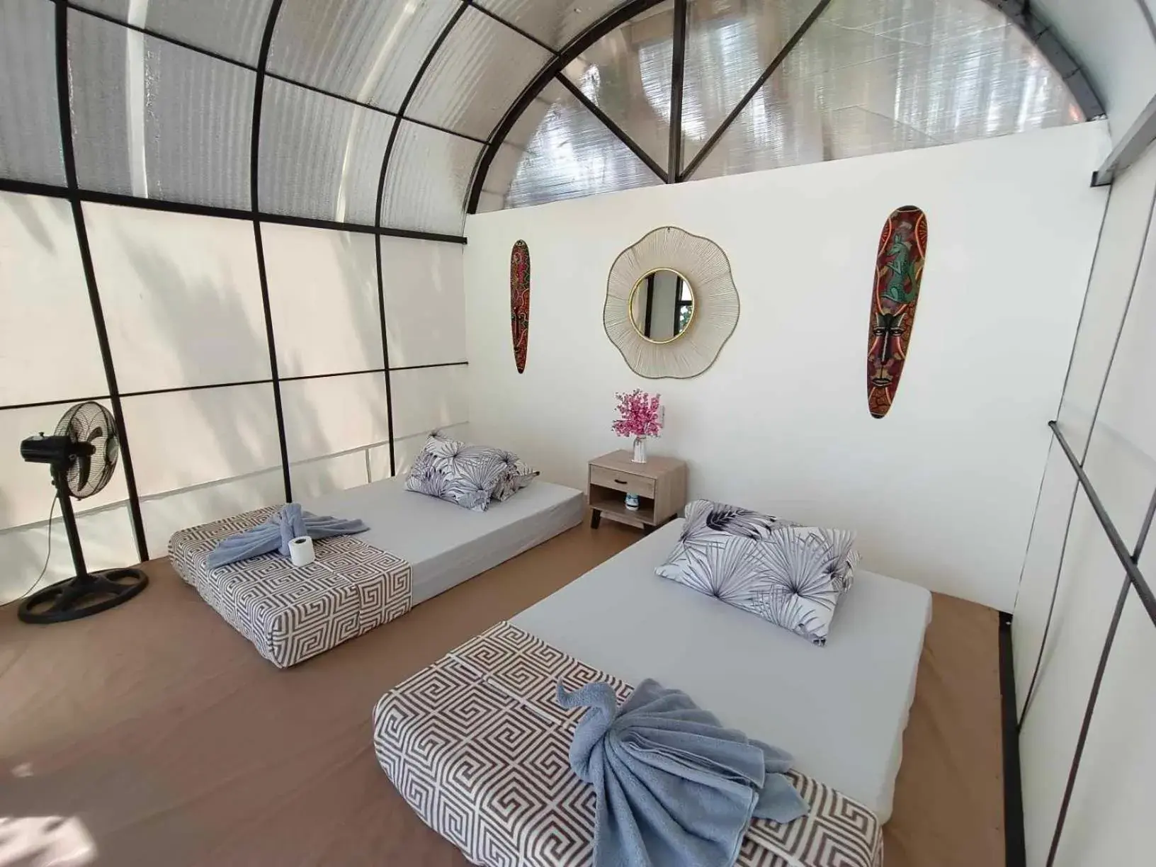 Economy Twin Room in Siquijor Glamping Village Economy Twin Room in Siquijor Glamping Village