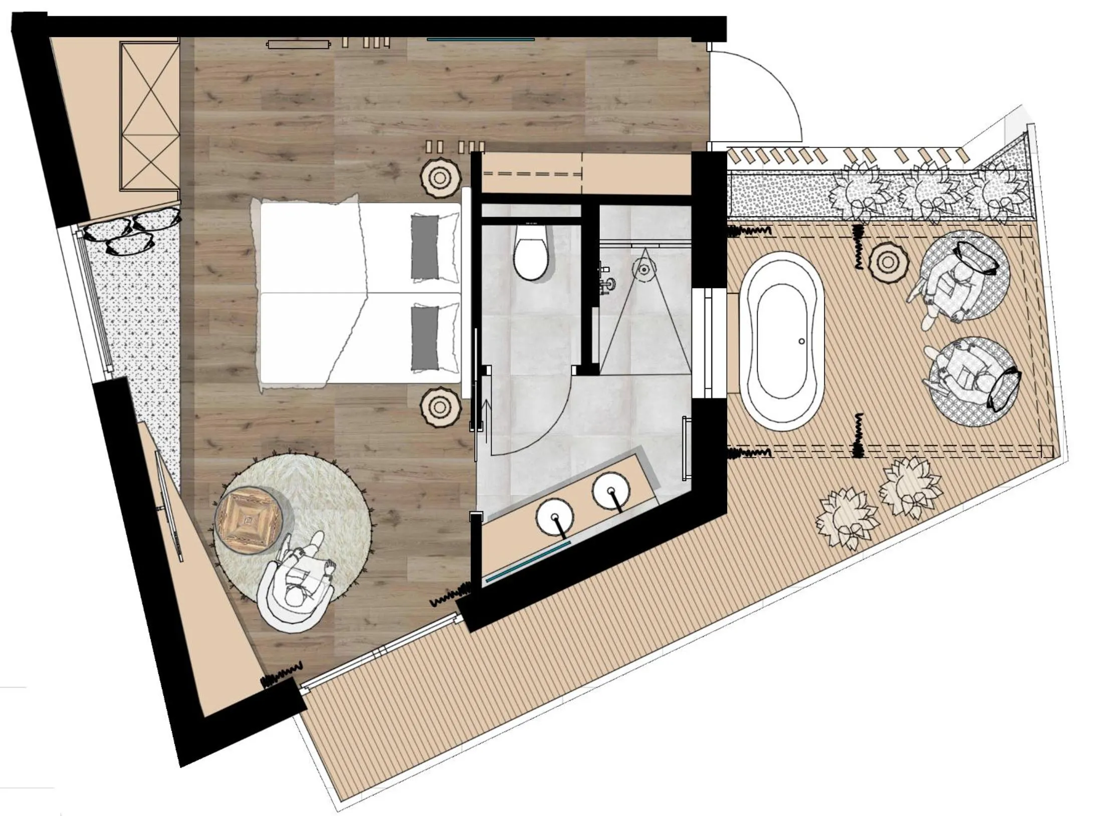 Floor plan in Margarethenstein Boutique Hotel
