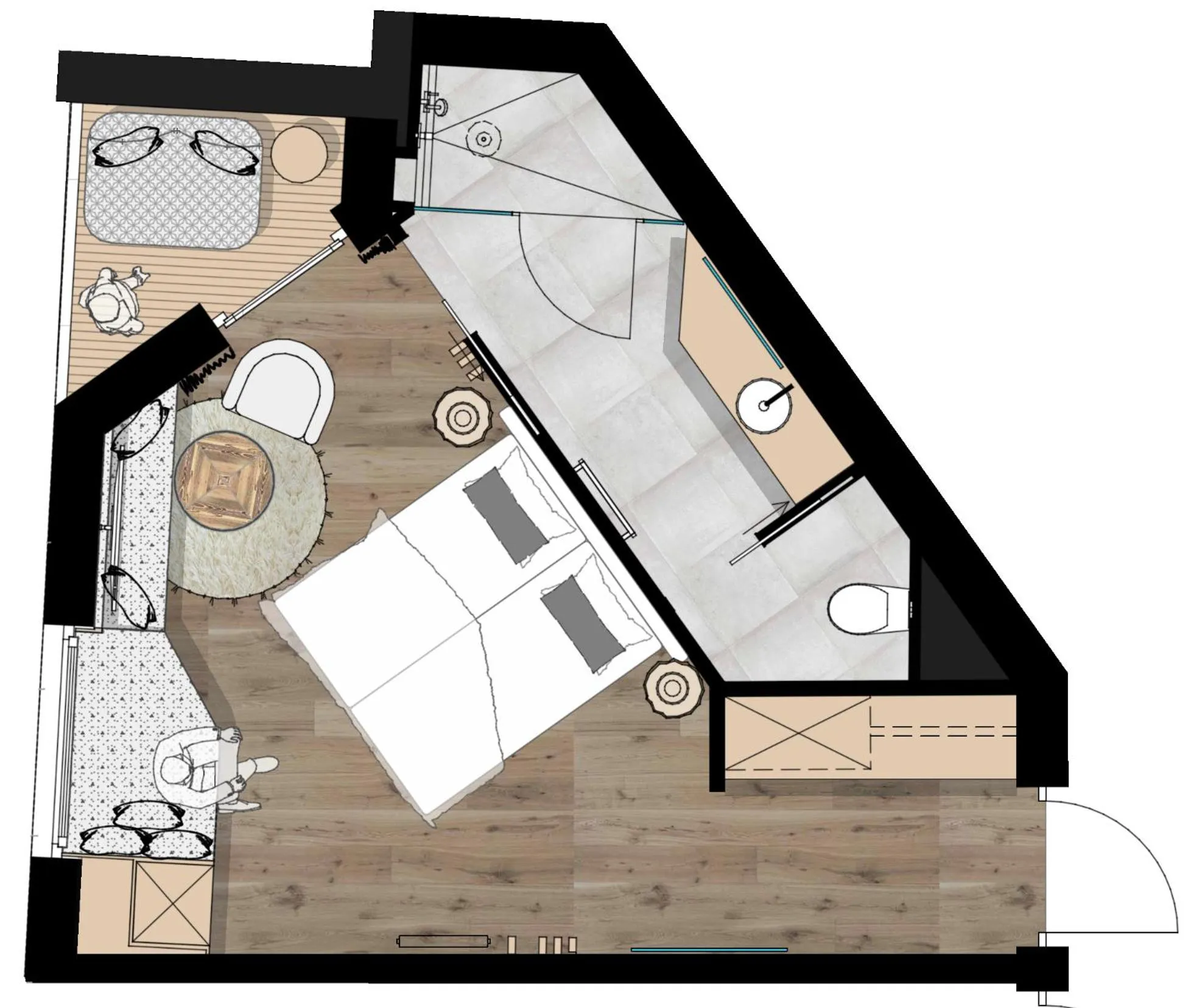 Floor plan in Margarethenstein Boutique Hotel