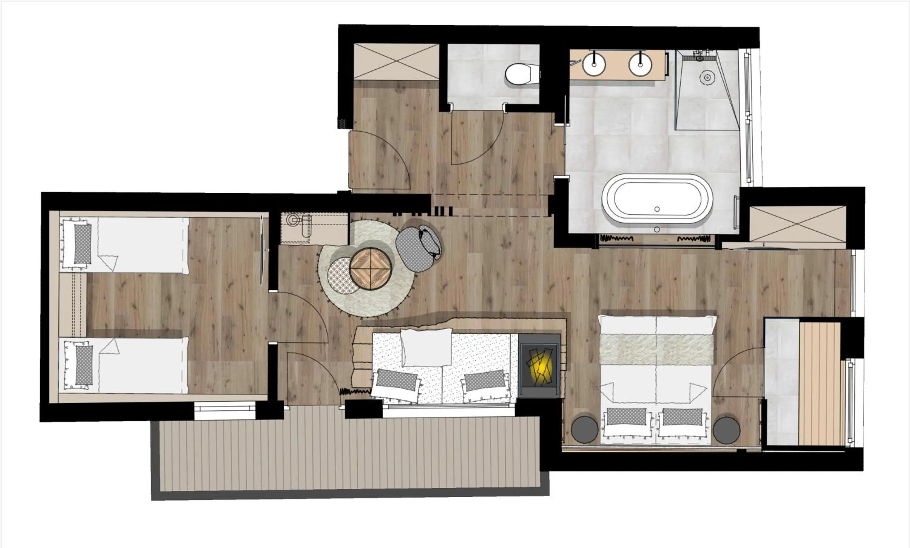 Floor plan in Margarethenstein Boutique Hotel