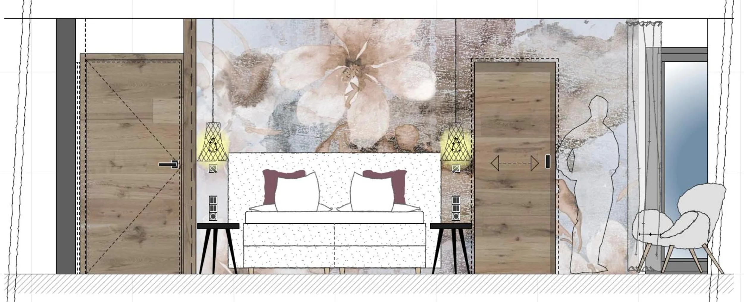 Bed in Margarethenstein Boutique Hotel