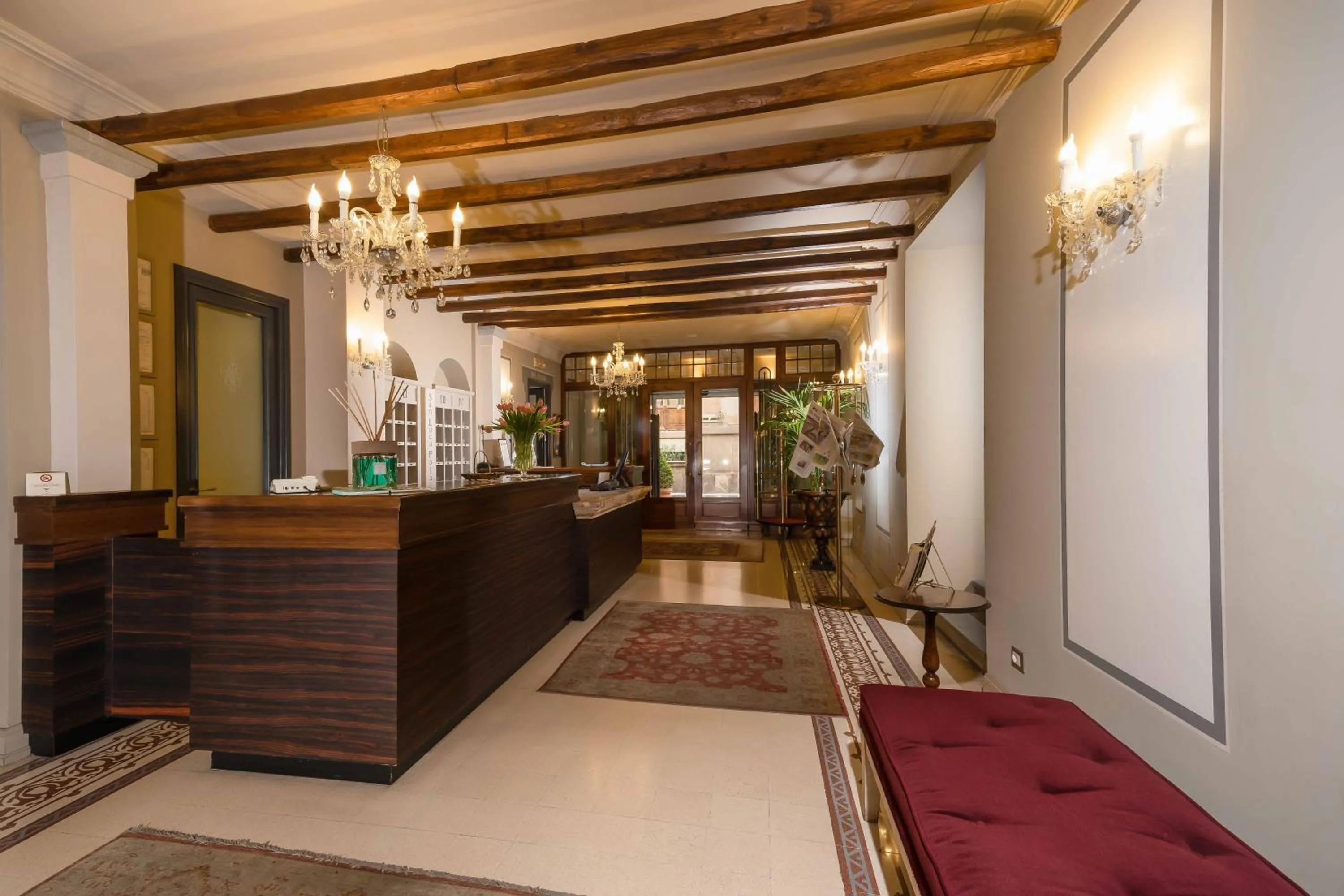 Lobby or reception in San Luca Palace