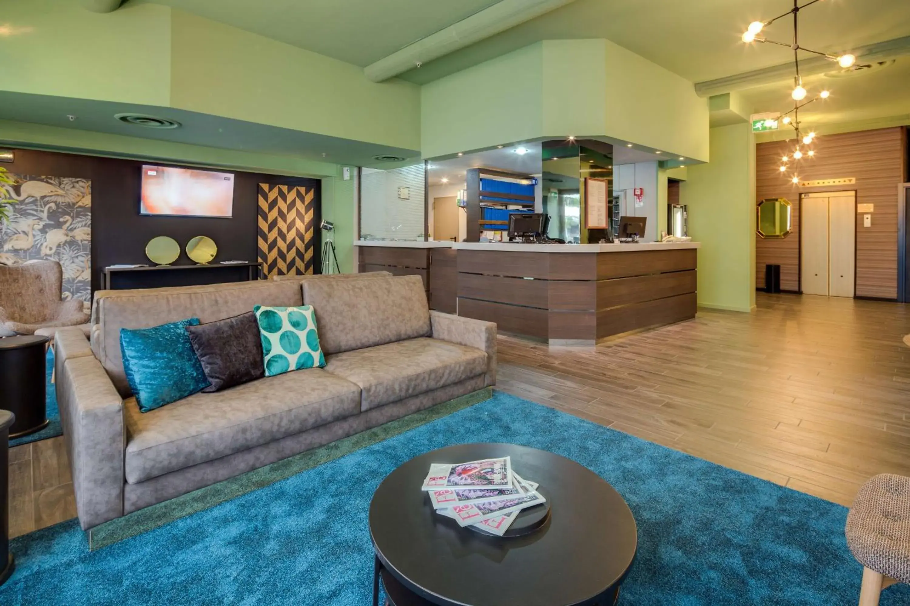 Lobby or reception in Best Western Plus CHC Florence Lobby or reception in Best Western Plus CHC Florence