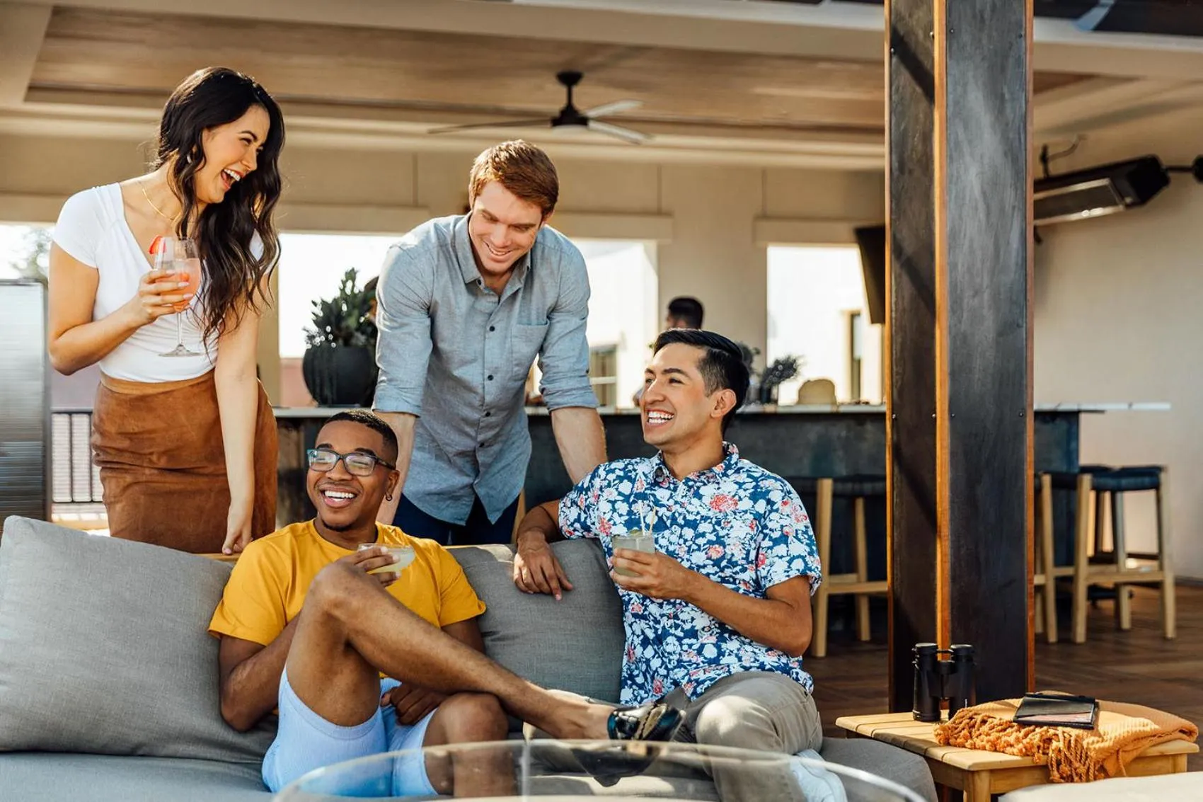 Lounge or bar in The Piccolo at Paso Robles Inn